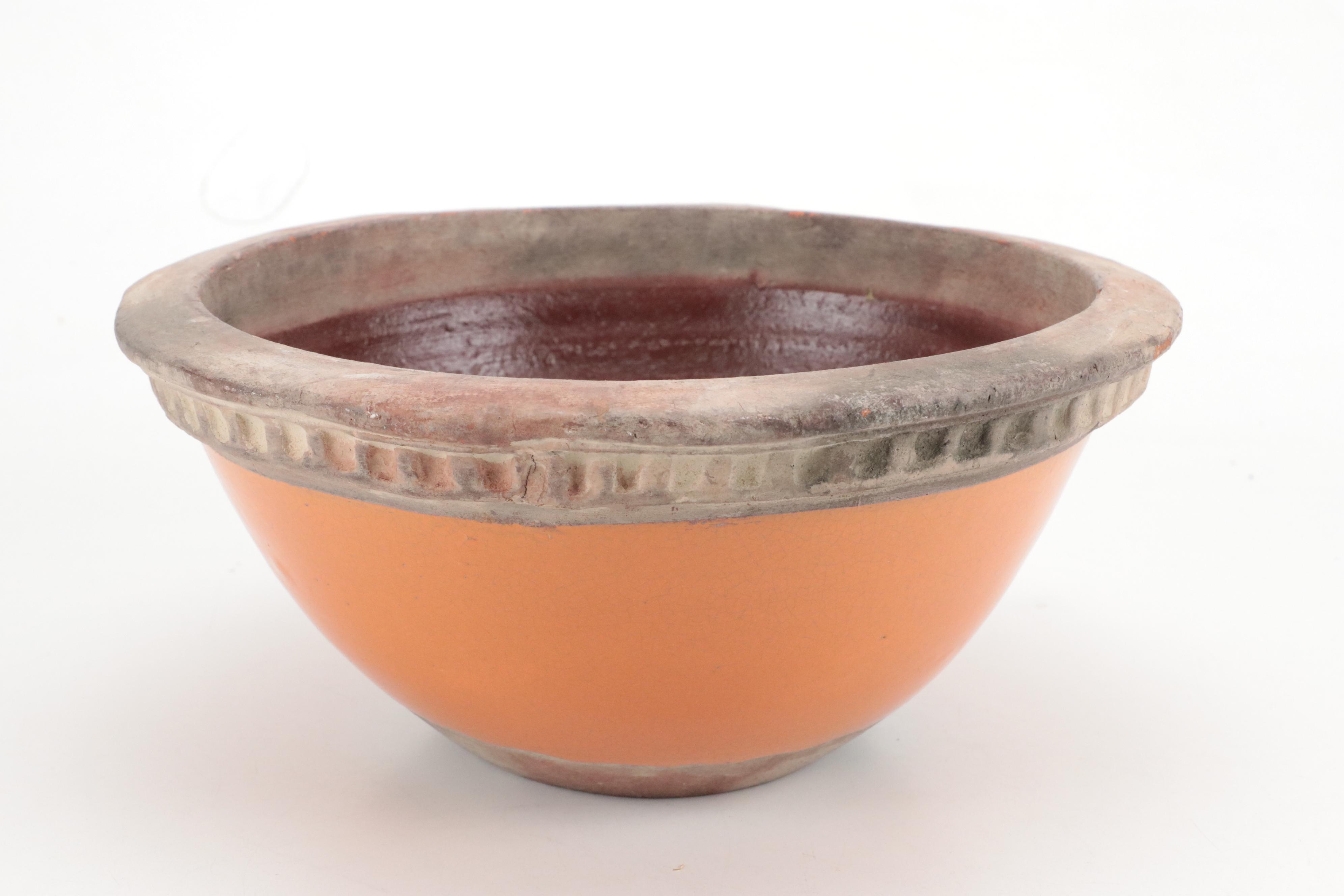 Etta B Hand Built Ceramic Bowl with Wheel Thrown Bowl and Global Views Platter