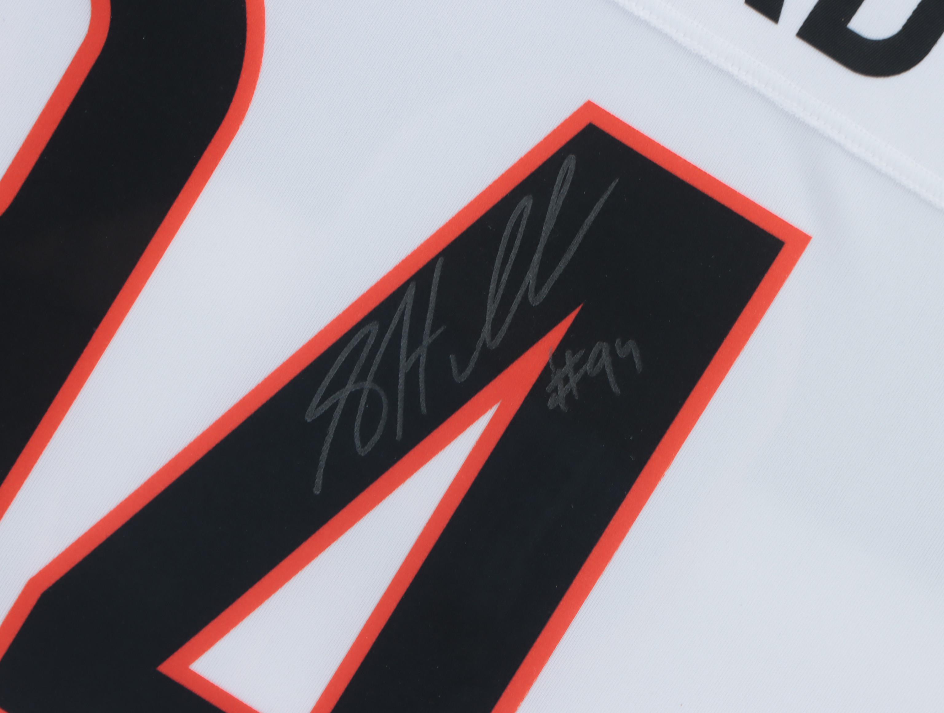 Sam Hubbard Signed Cincinnati Bengals Football Jersey in Matted Display