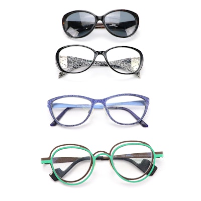 Kate Spade Oval Sunglasses with Other Eyeglasses