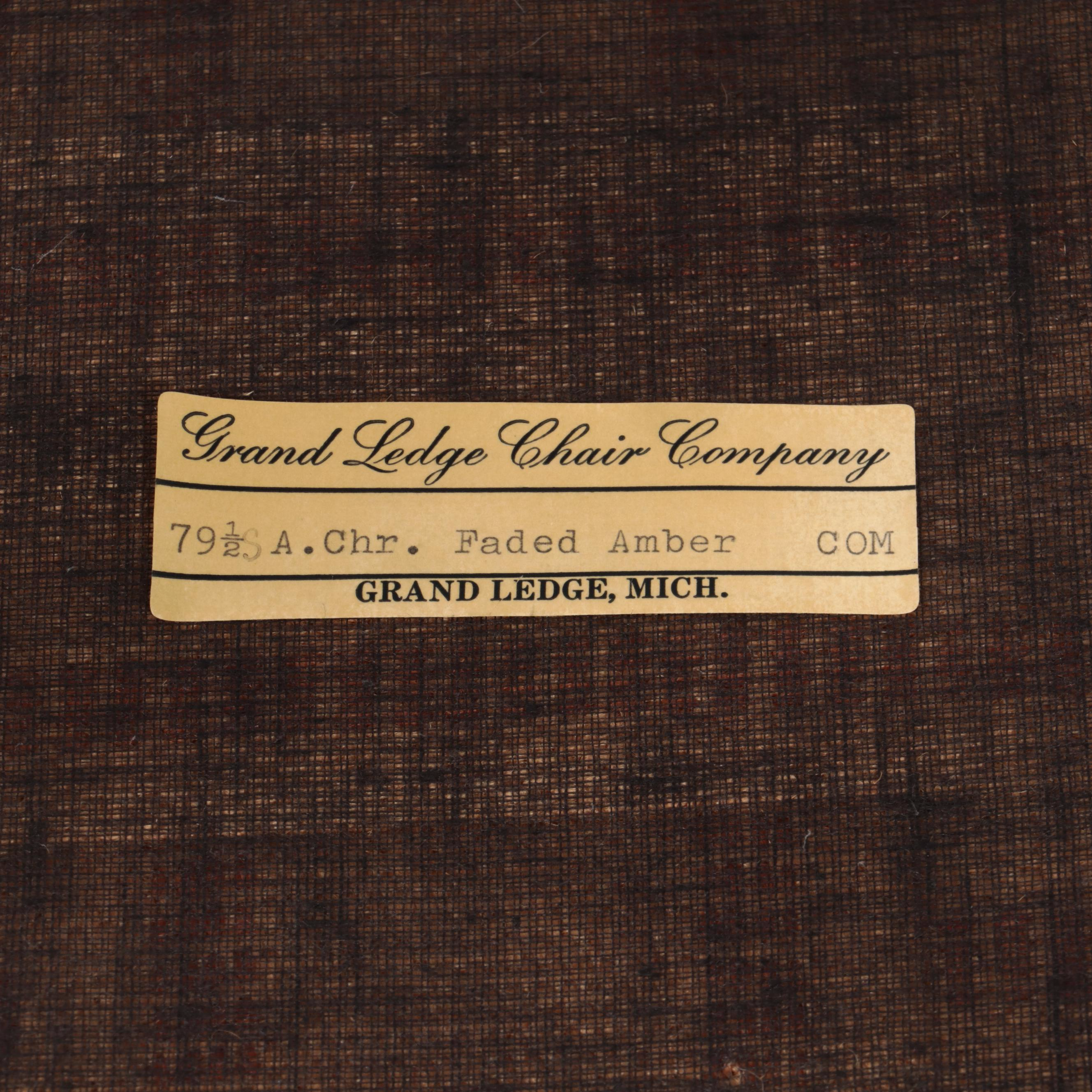 Grand Ledge Chair Company Regency Style Mahogany and Parcel-Gilt Armchair