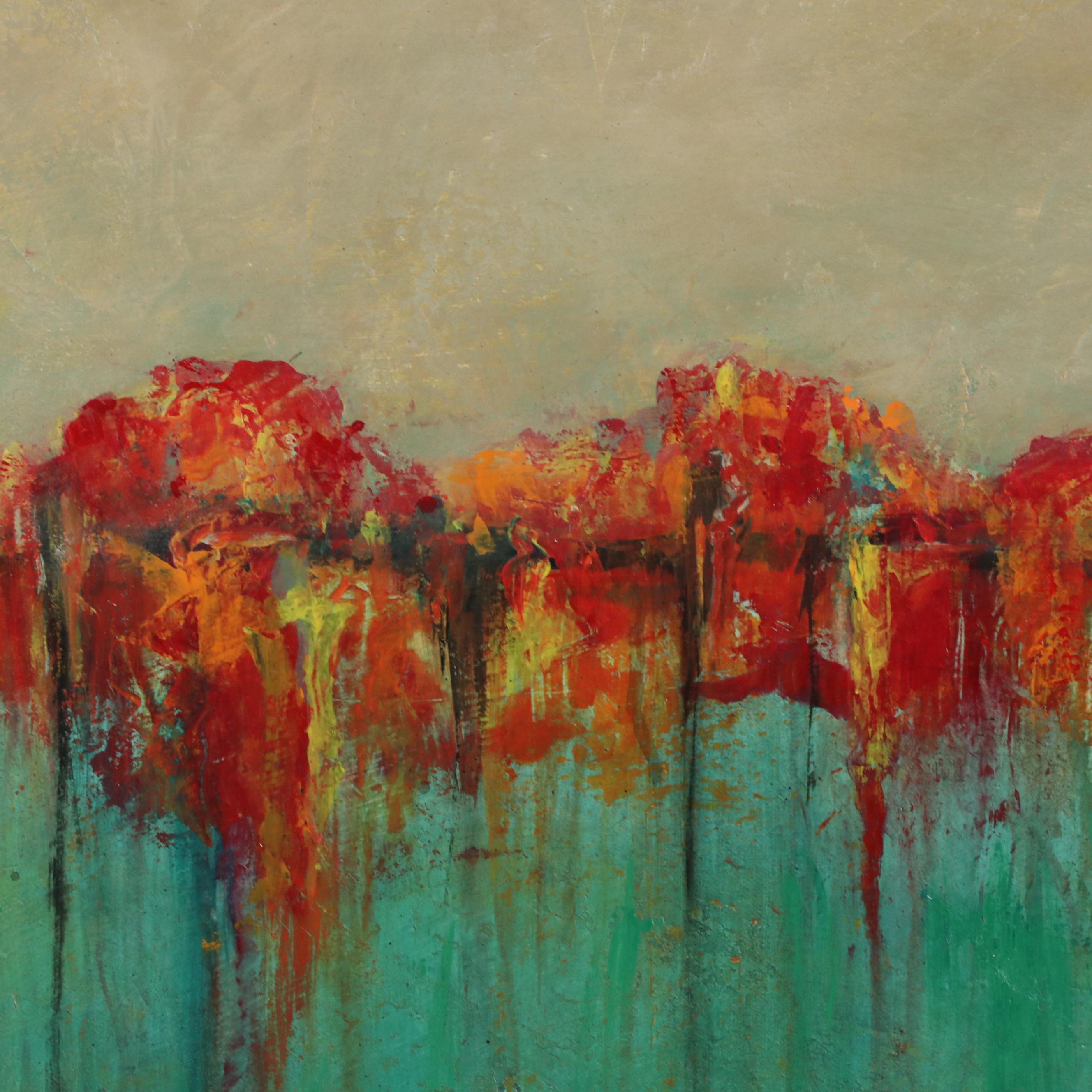 Abstract Landscape Acrylic Painting