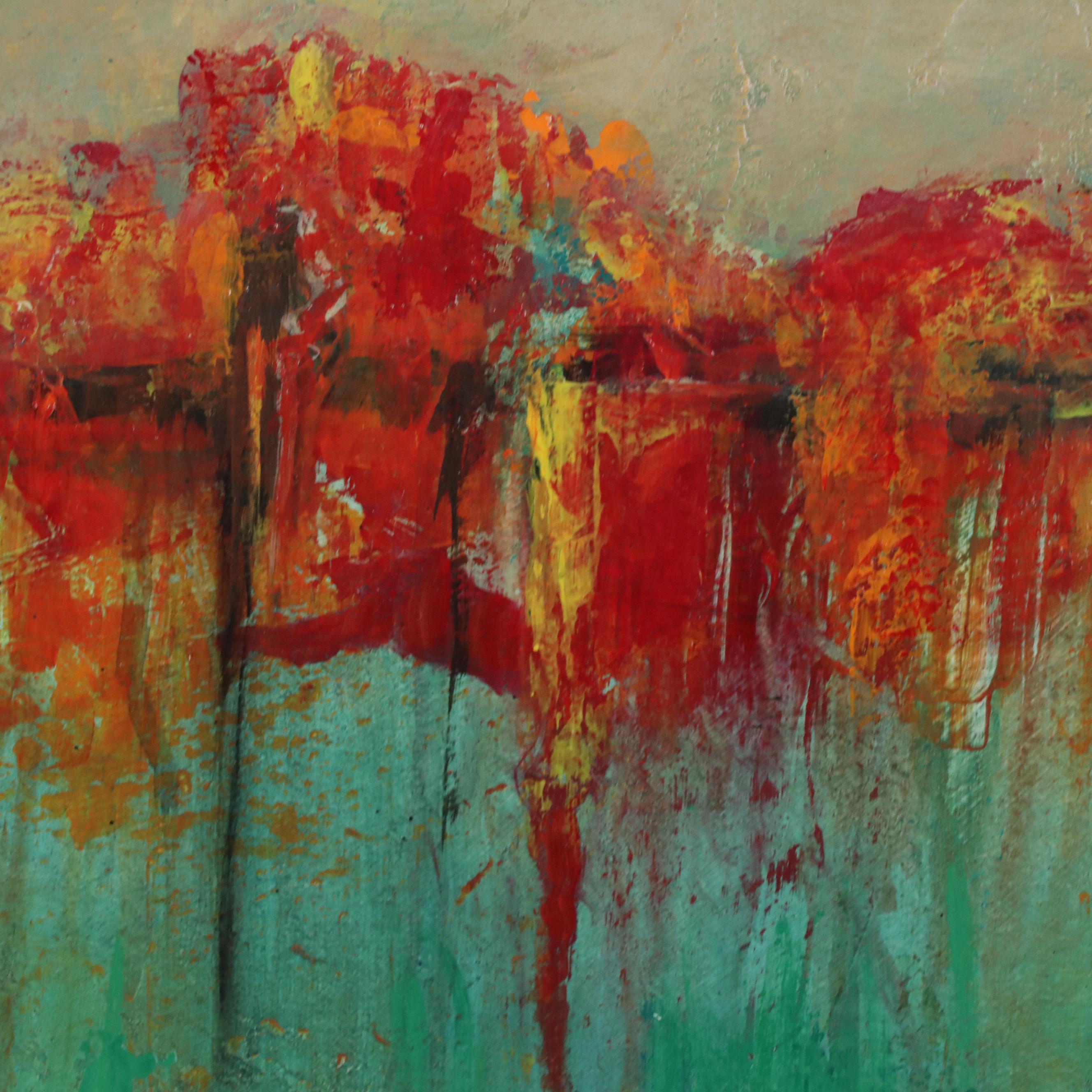 Abstract Landscape Acrylic Painting