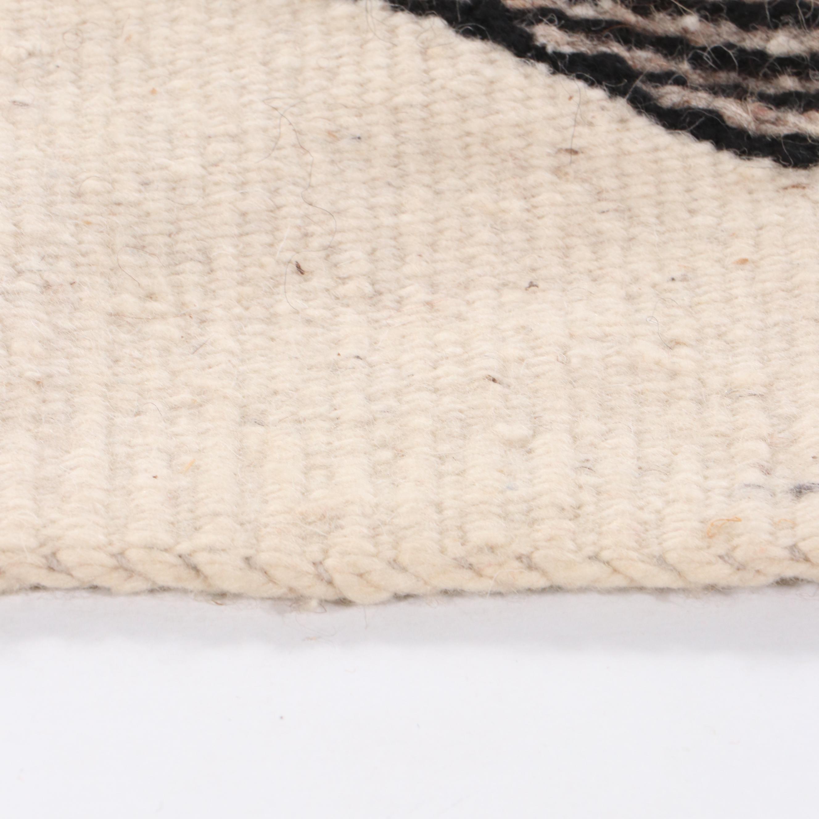 2' x 3' Handwoven Chichimeca Navajo Style Yei Female Dancers Rug