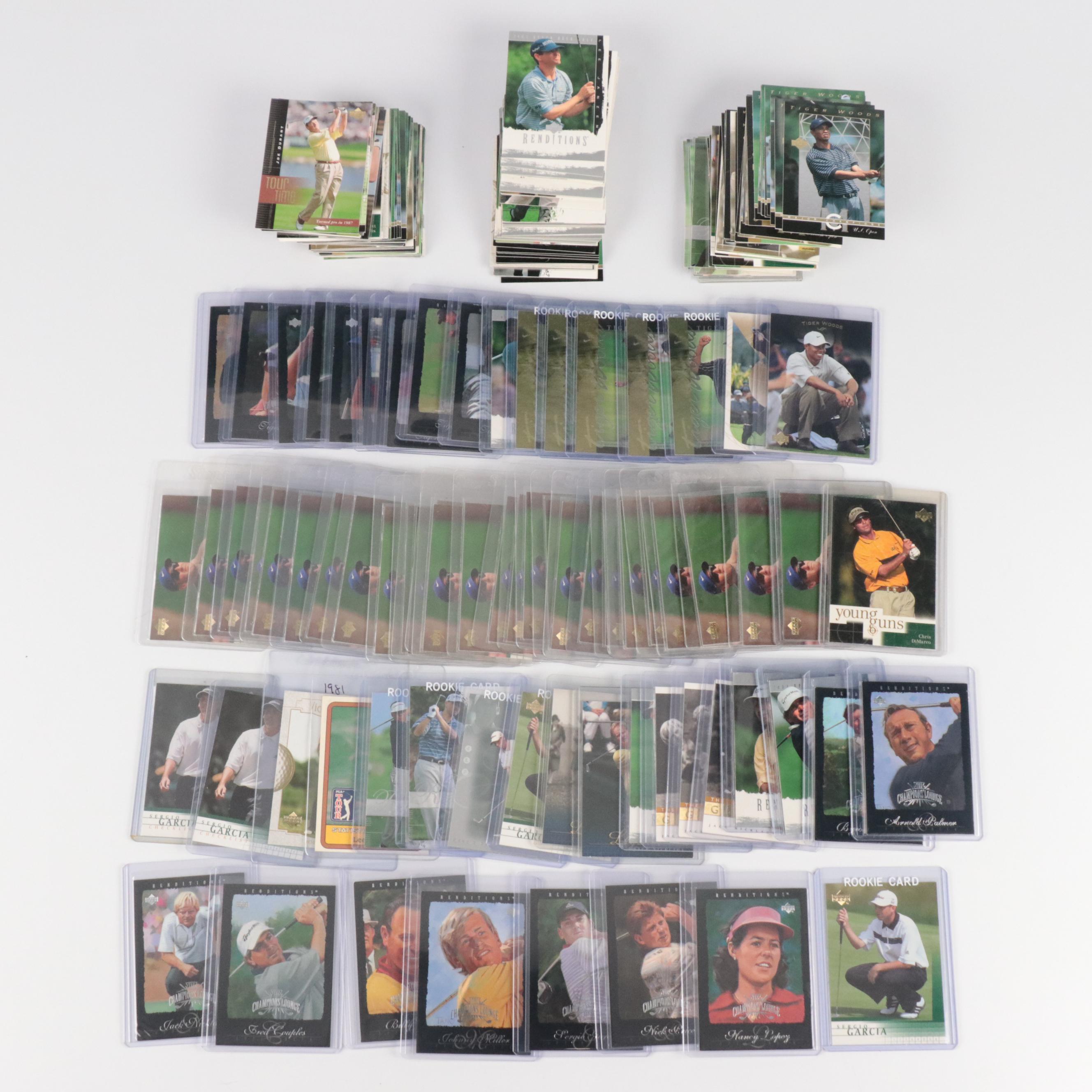 Upper Deck Golf Trading Cards Featuring Tiger Woods and More, 2000s