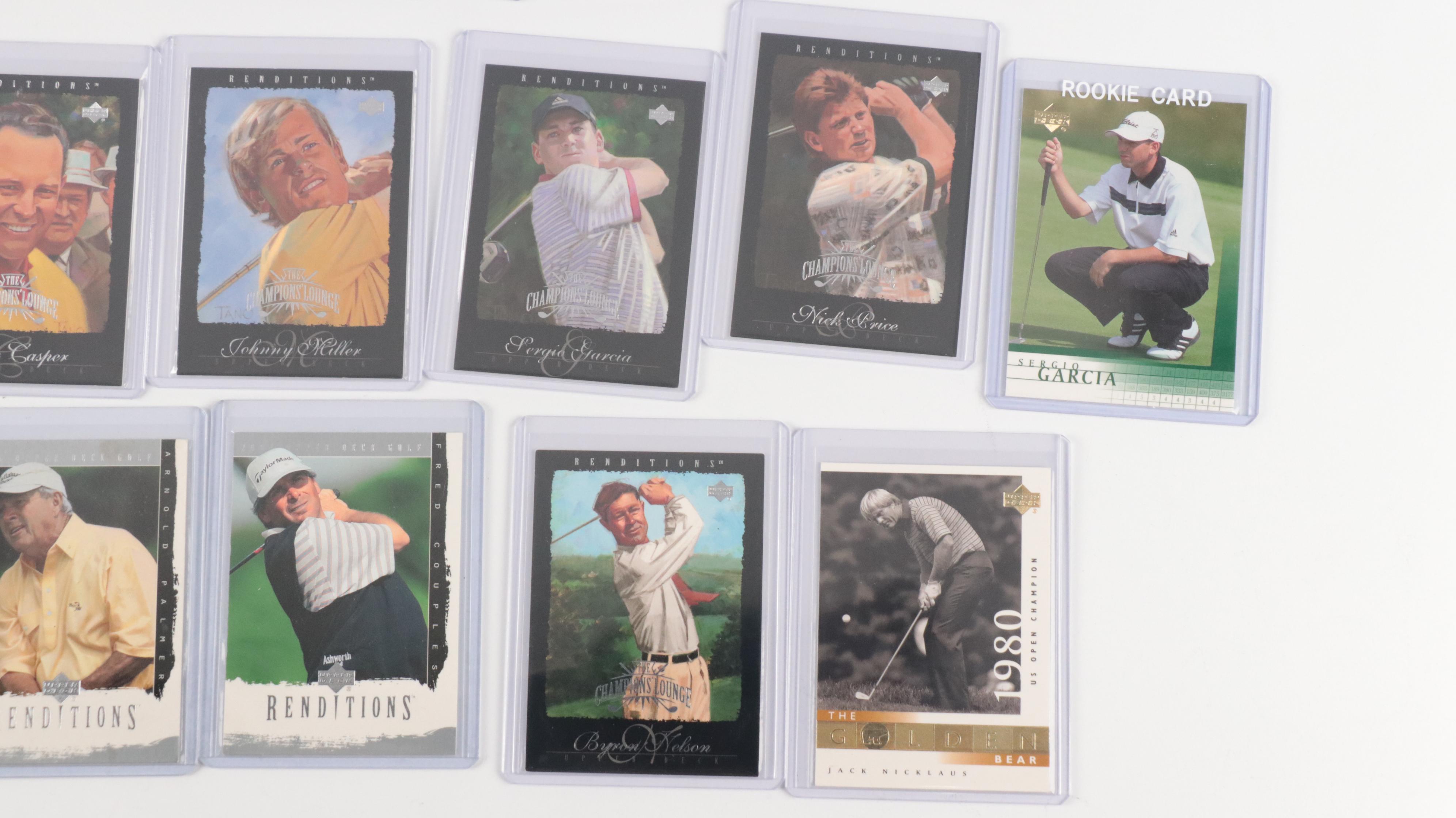 Upper Deck Golf Trading Cards Featuring Tiger Woods and More, 2000s