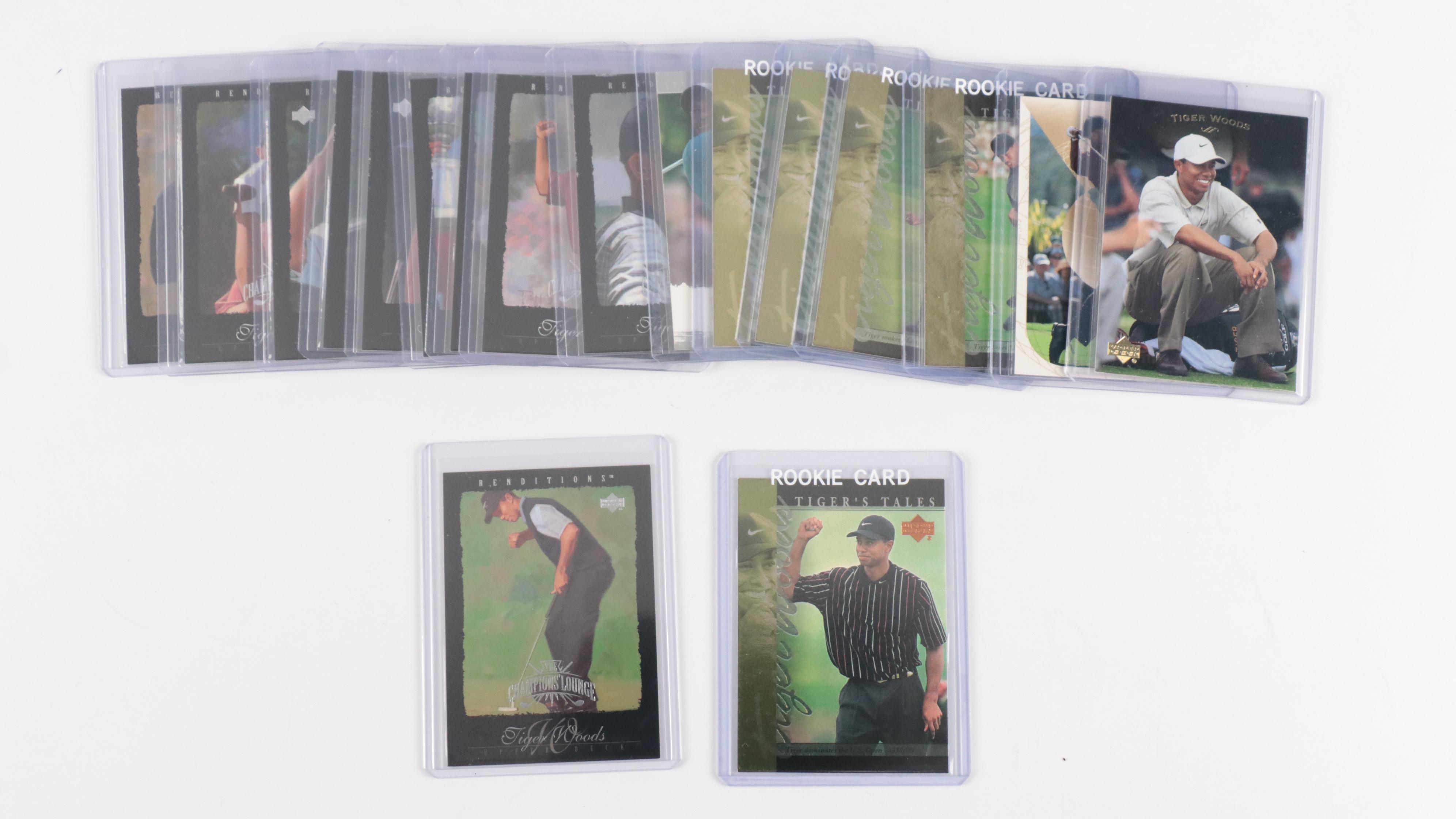 Upper Deck Golf Trading Cards Featuring Tiger Woods and More, 2000s