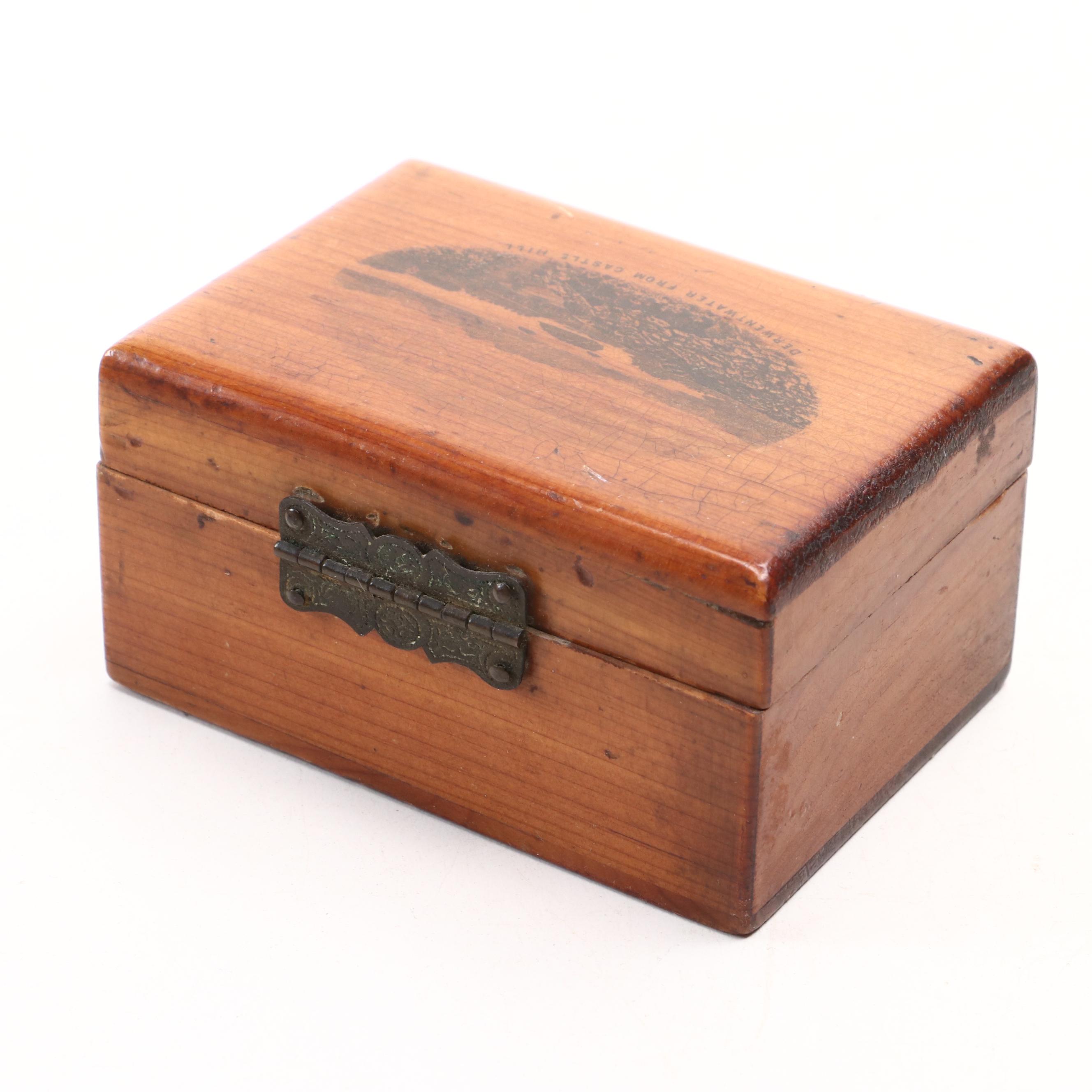 Hand-Painted Wood Boxes with Hearty Shape Wood Jewelry Box and More