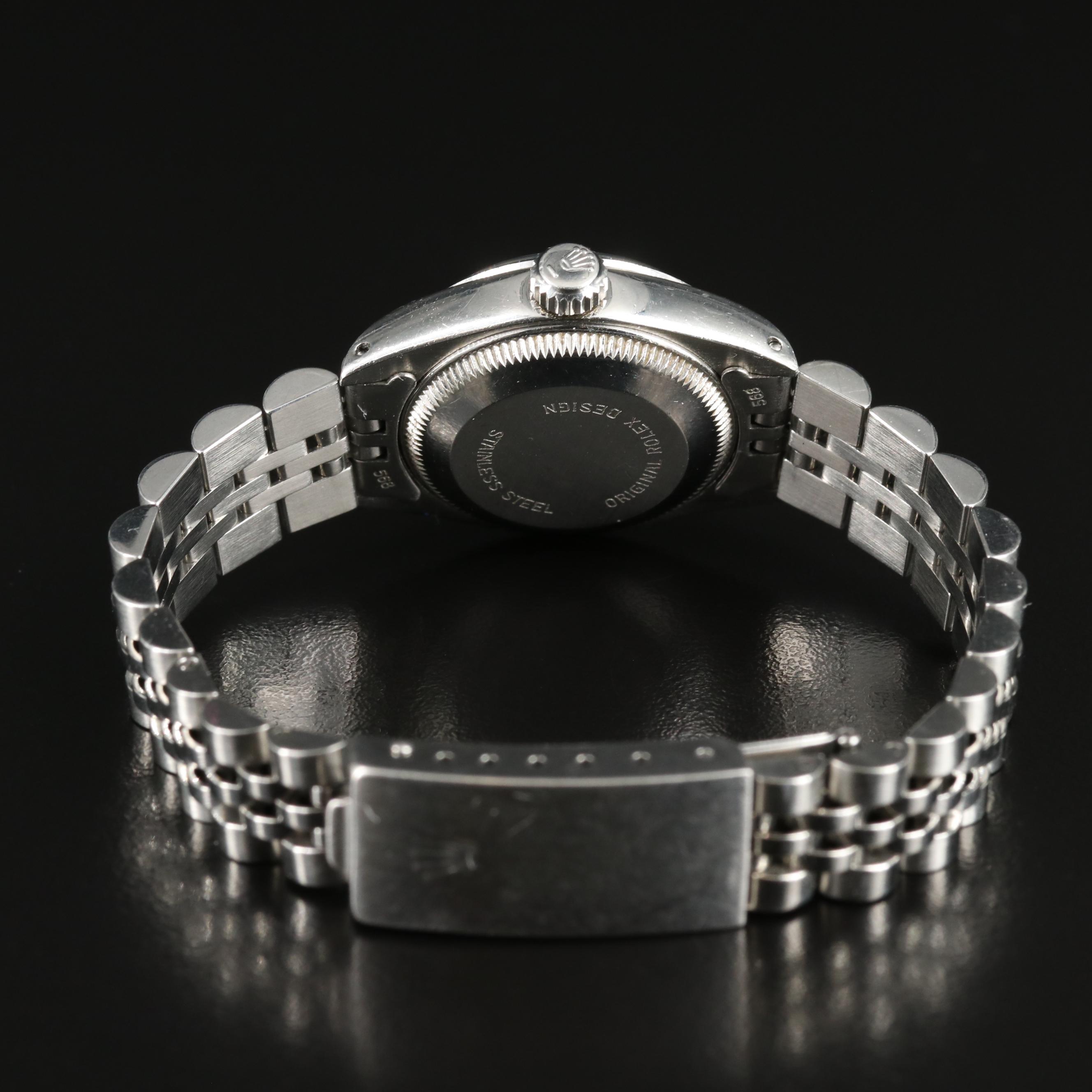 1981 Rolex Oyster Perpetual Black Dial Datejust Watch