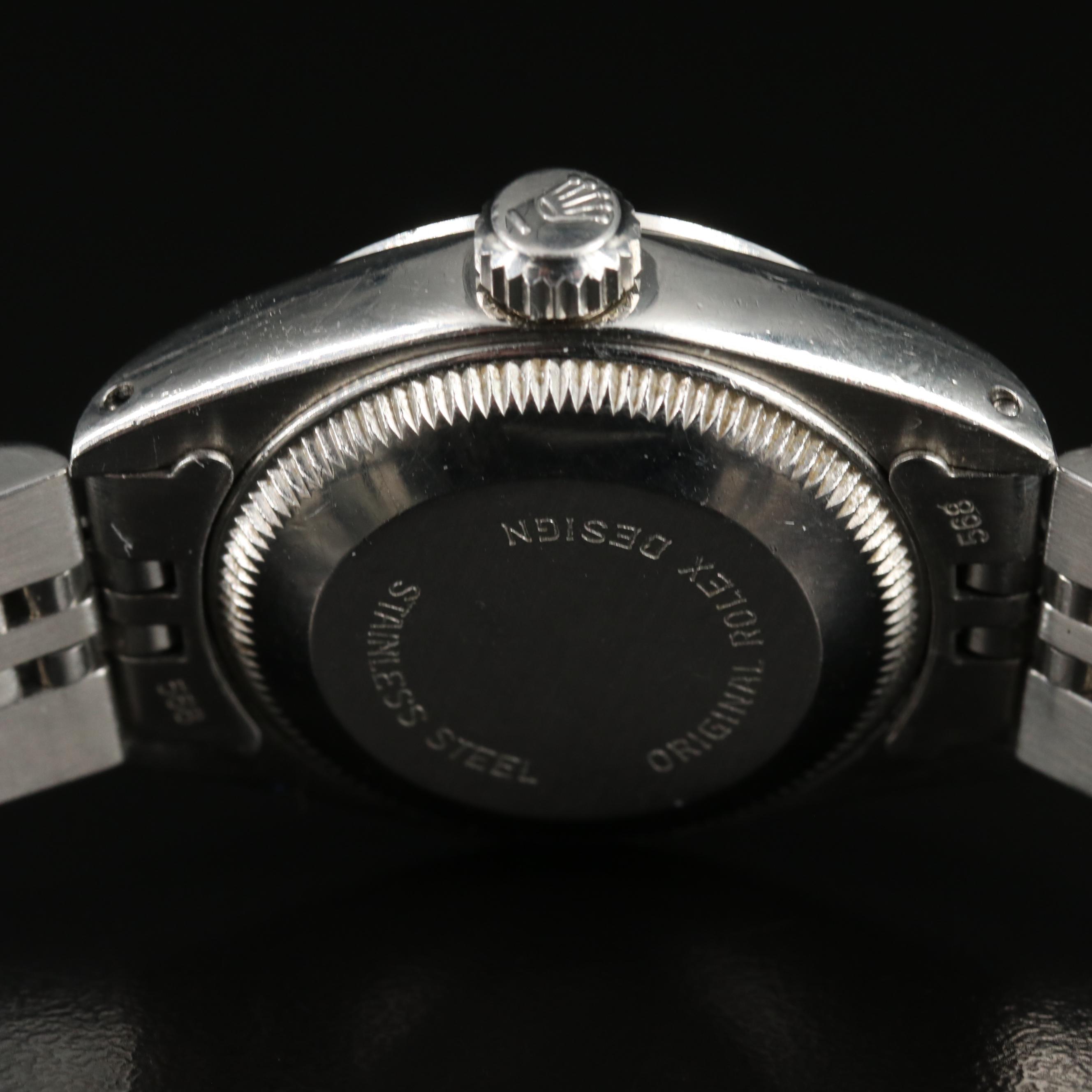 1981 Rolex Oyster Perpetual Black Dial Datejust Watch