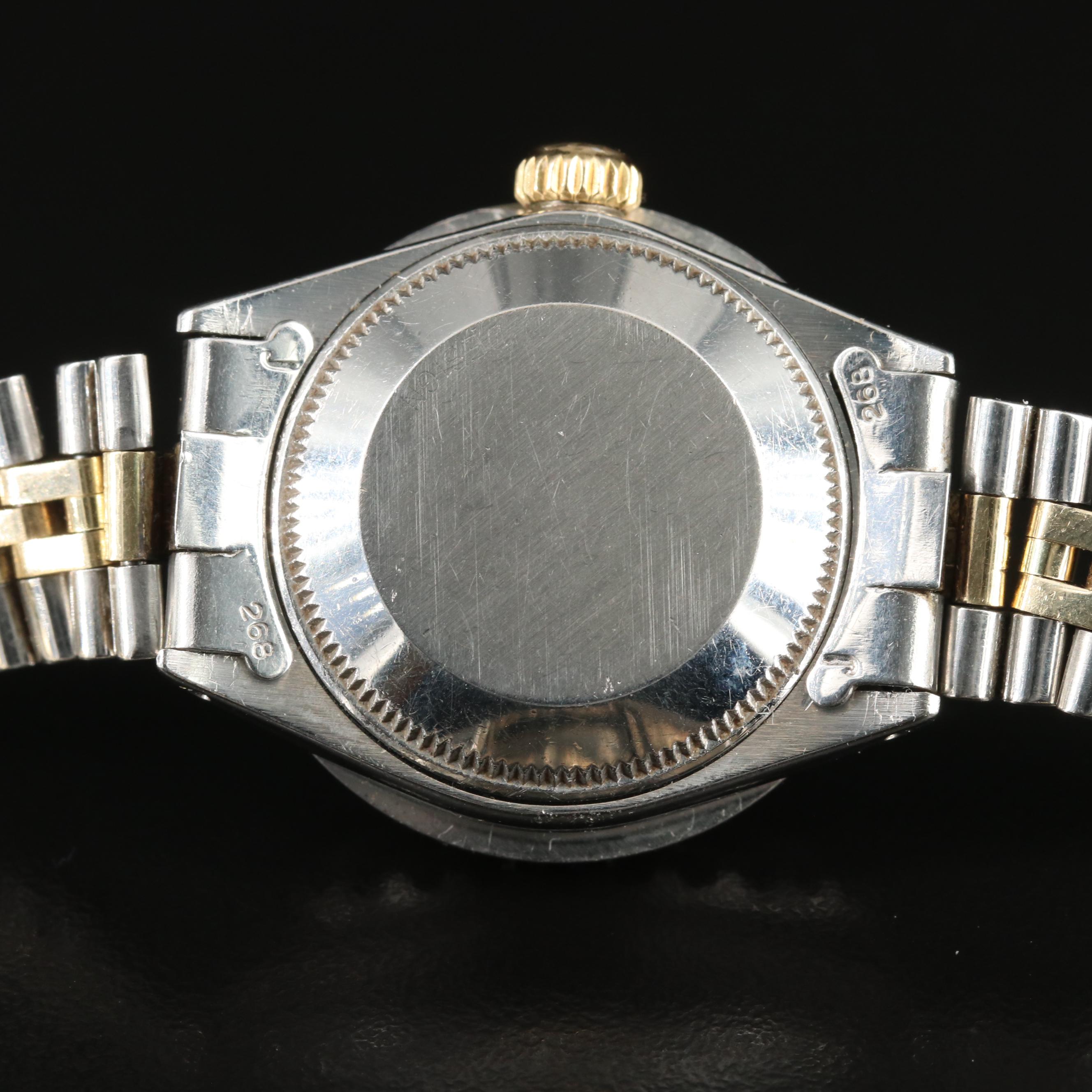 1972 Rolex Custom 1.89 CTW Diamond, Mother-of-Pearl Datejust Watch