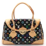 Louis Vuitton Beverly Monogram Black Canvas and Multicolor Handbag