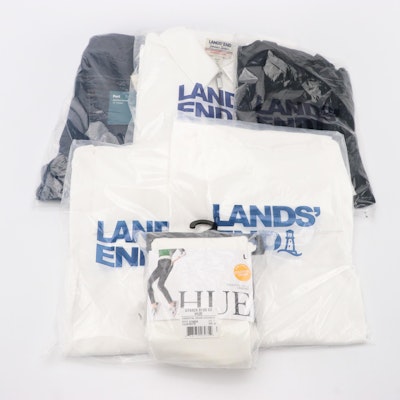 Lands' End Quarter Zip Sweater, Turtle and Mock Neck Shirts, Jeans & Leggings