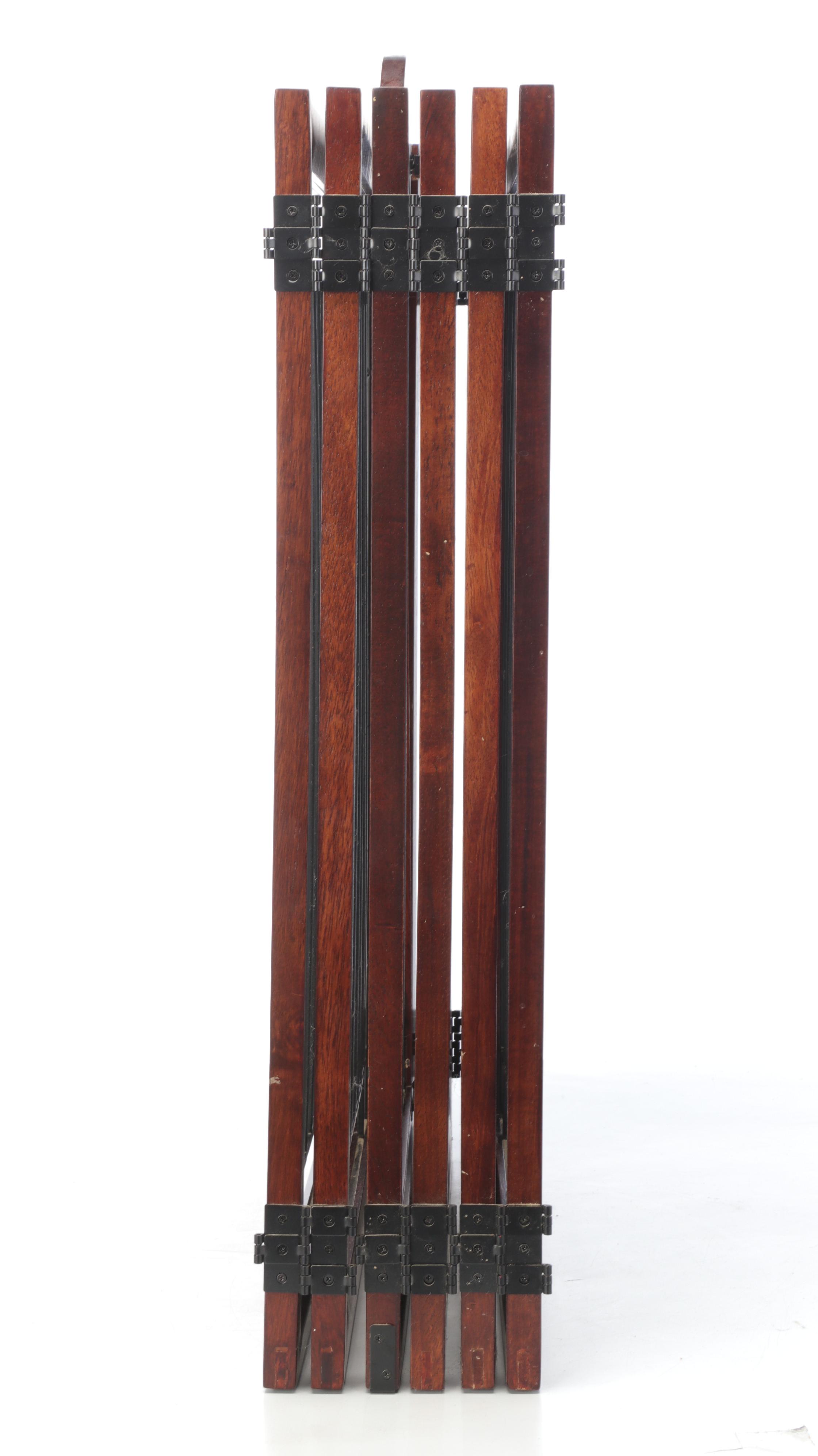 Frontgate Finished Wood and Metal Adjustable Pet Gate