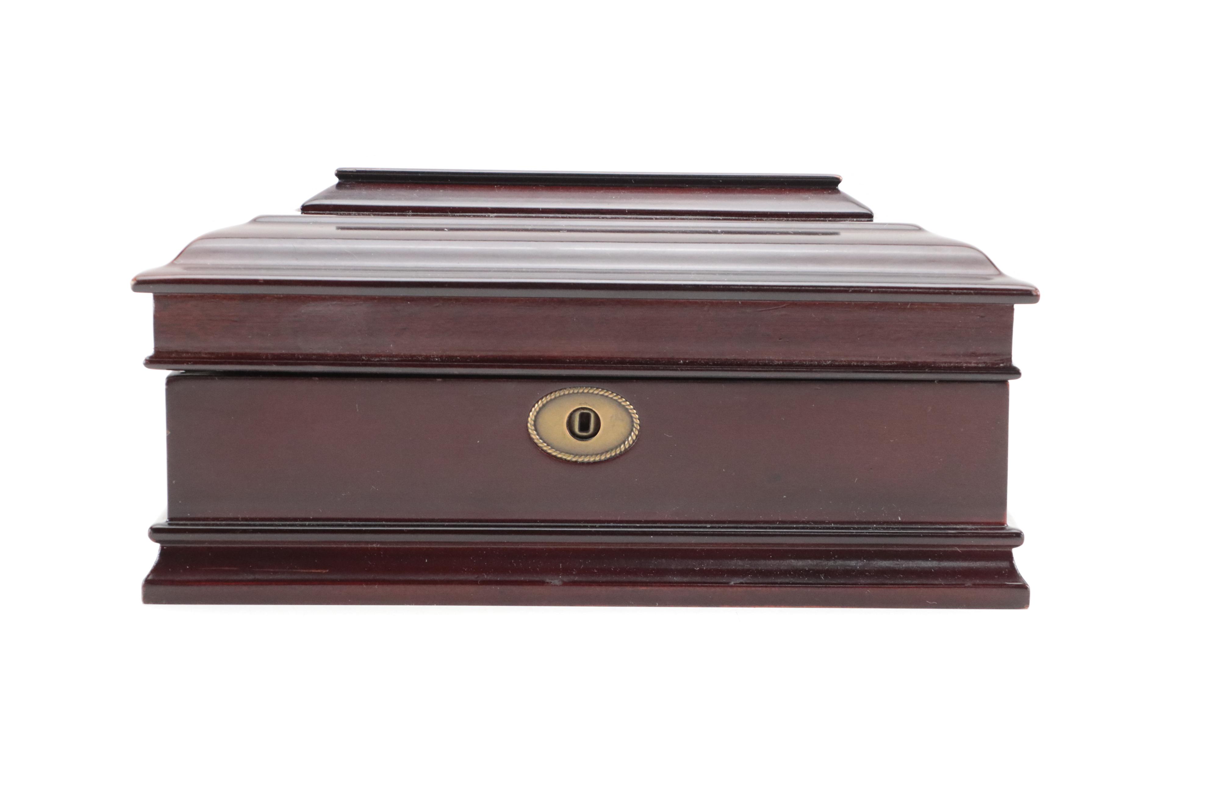 The Bombay Co. Wooden Hinged Watch Case Box