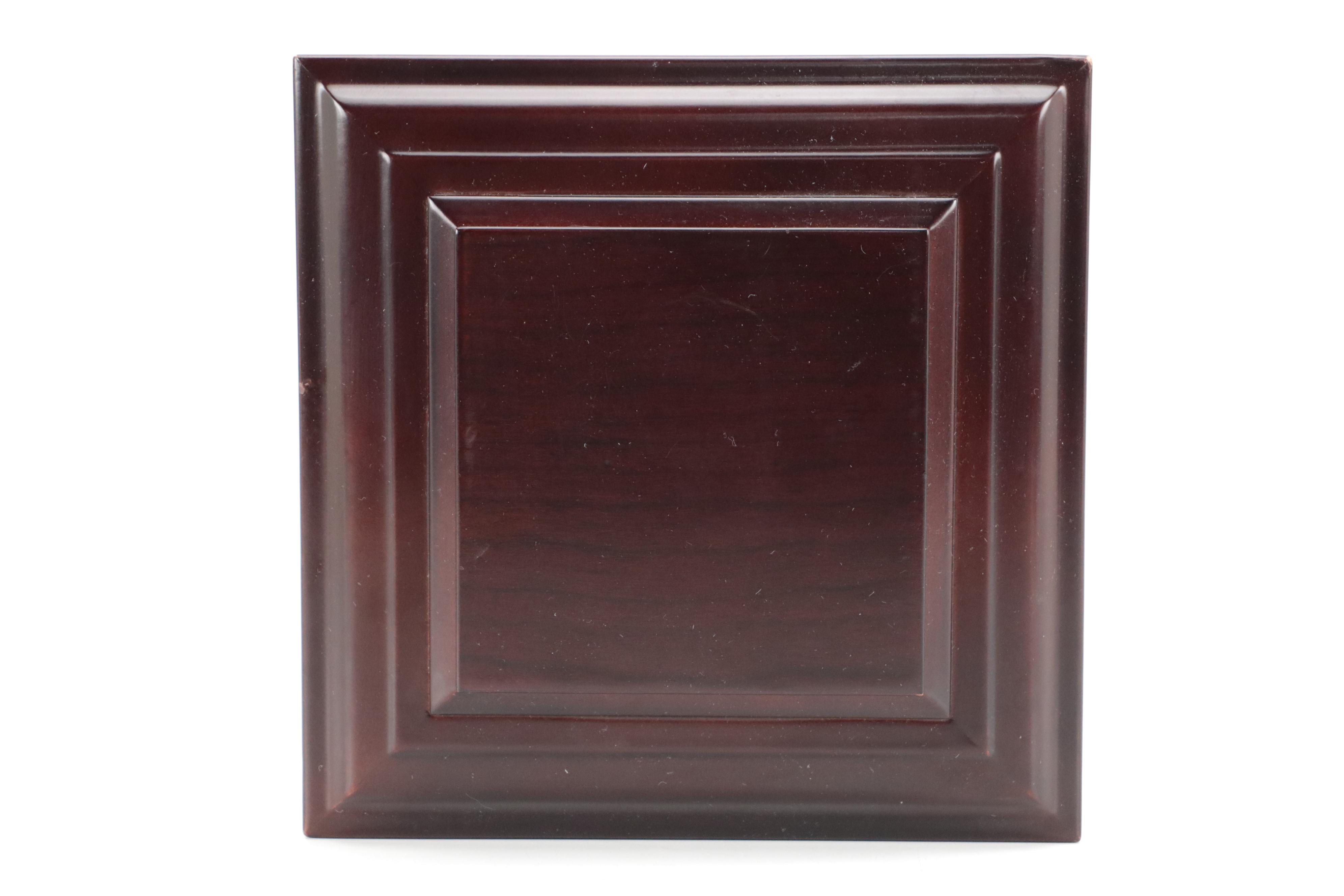 The Bombay Co. Wooden Hinged Watch Case Box