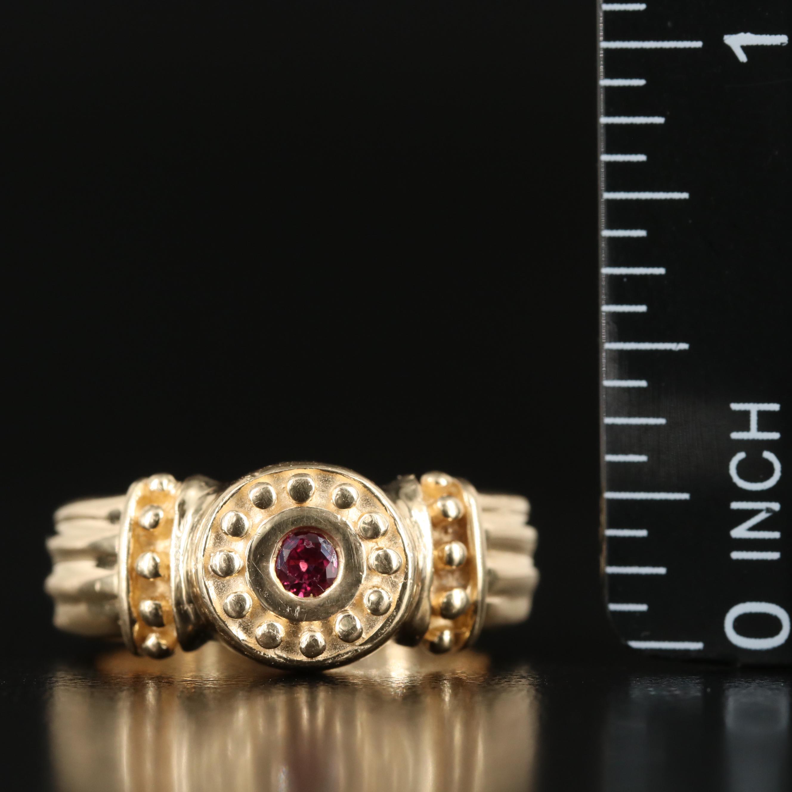 14K Ruby Ring