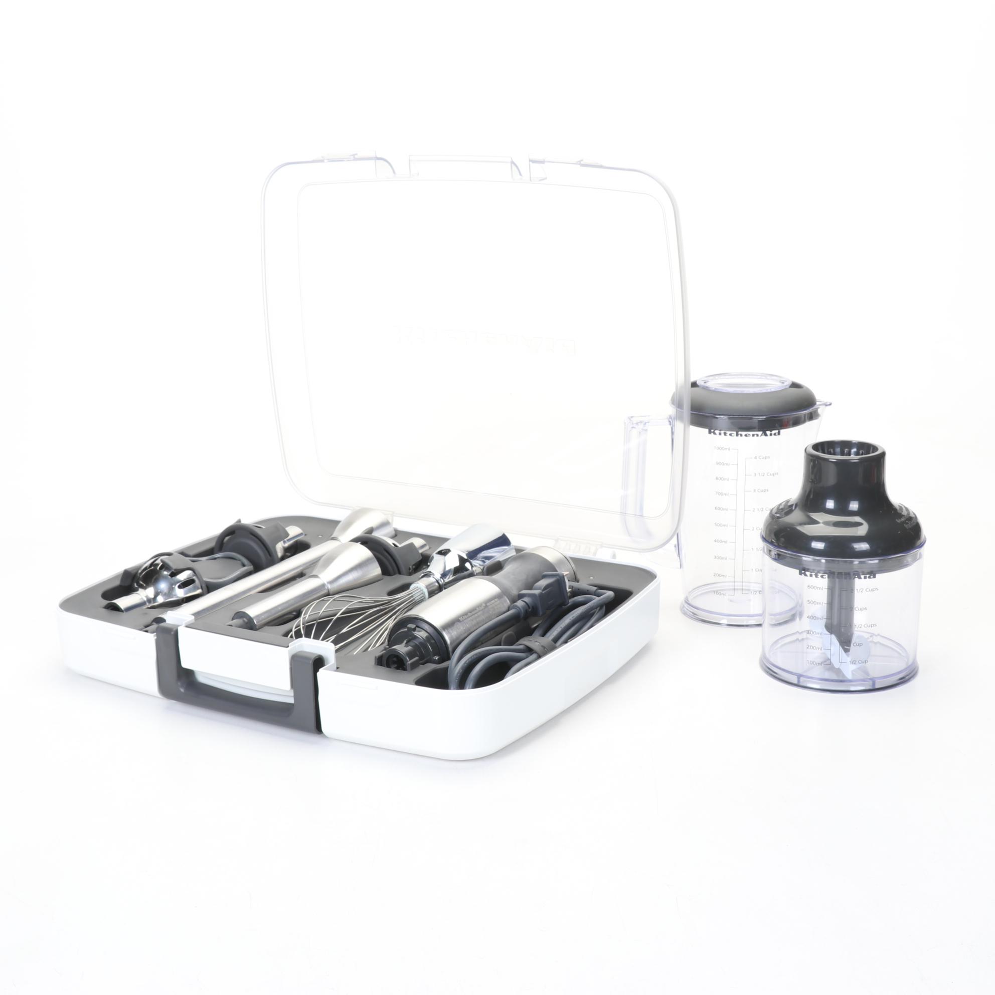 KitchenAid Hand Blender with Multiple Attachments