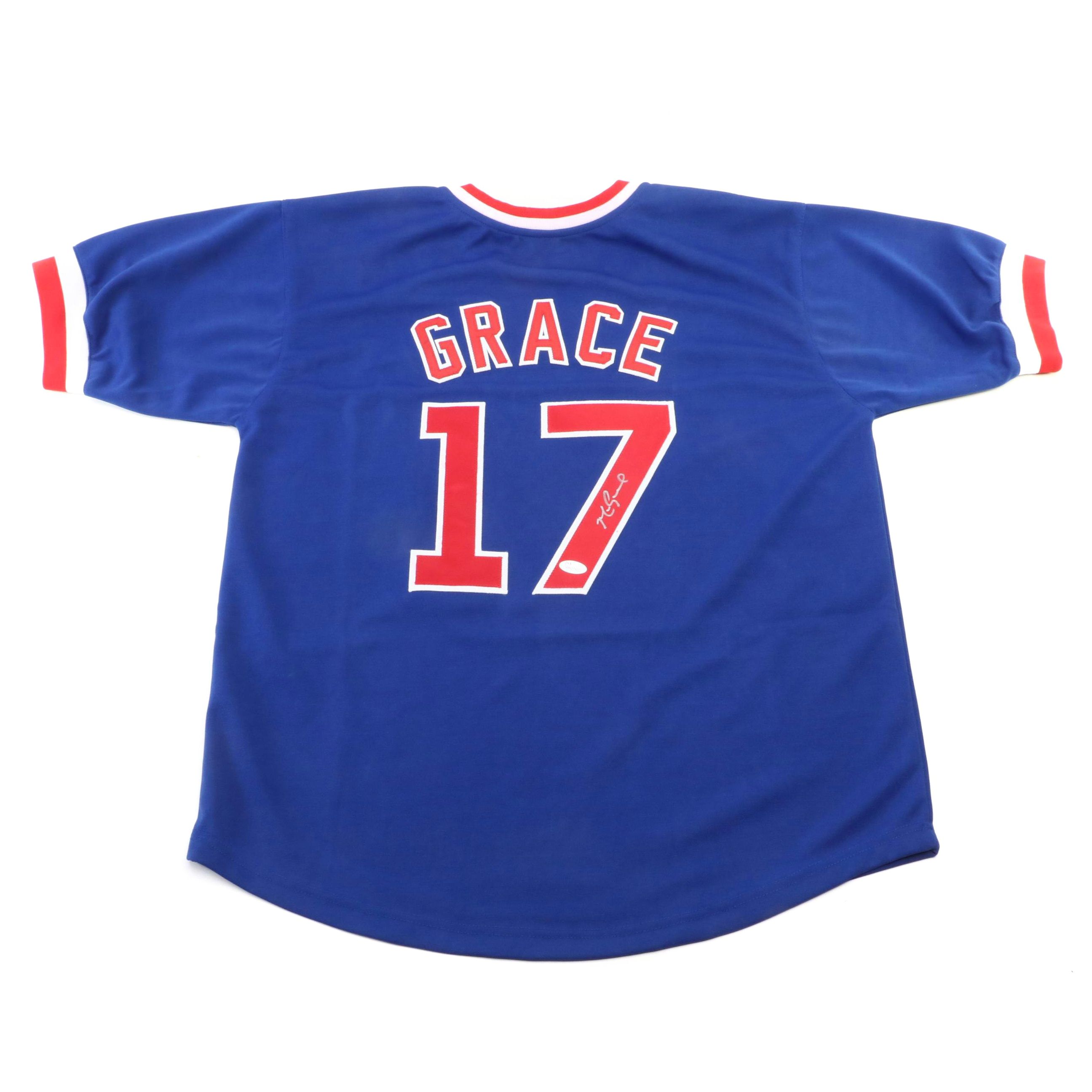 Mark Grace Signed Chicago Cubs Baseball Jersey