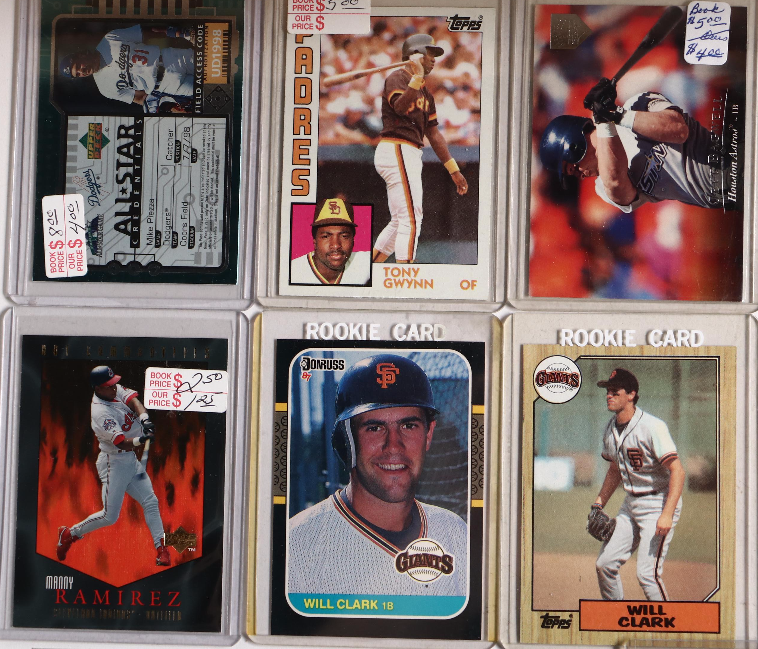Fleer with Other Baseball Cards Featuring Frank Thomas, Tony Gwynn, and More