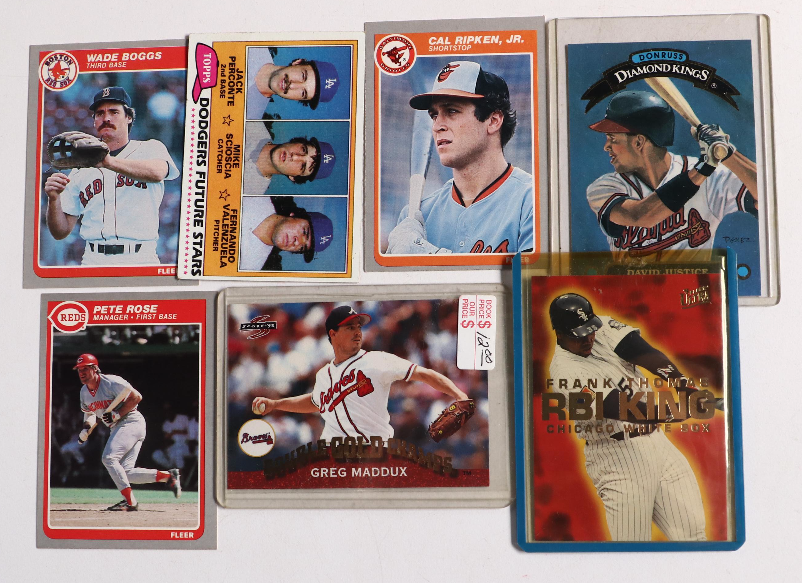 Fleer with Other Baseball Cards Featuring Frank Thomas, Tony Gwynn, and More