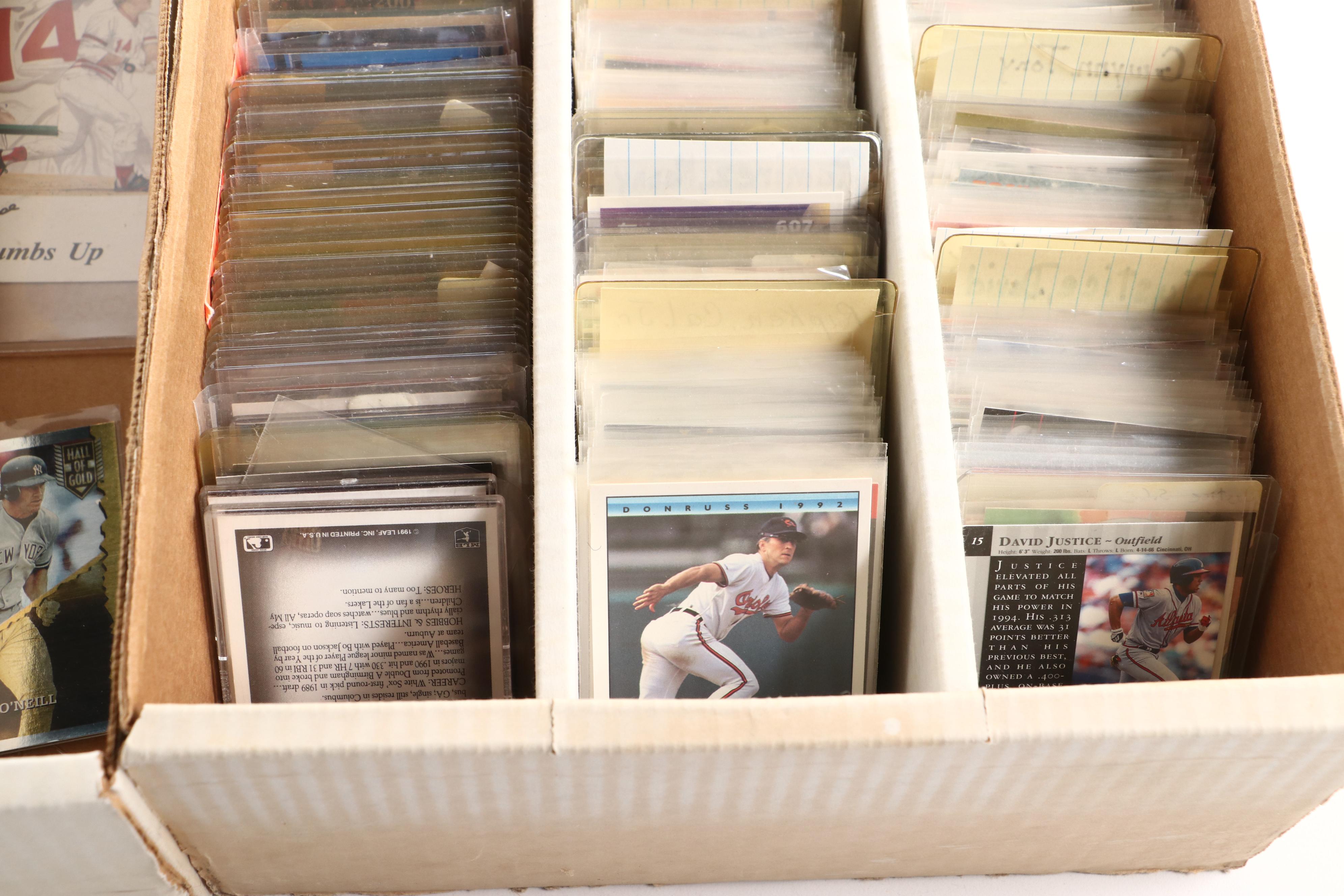 Fleer with Other Baseball Cards Featuring Frank Thomas, Tony Gwynn, and More