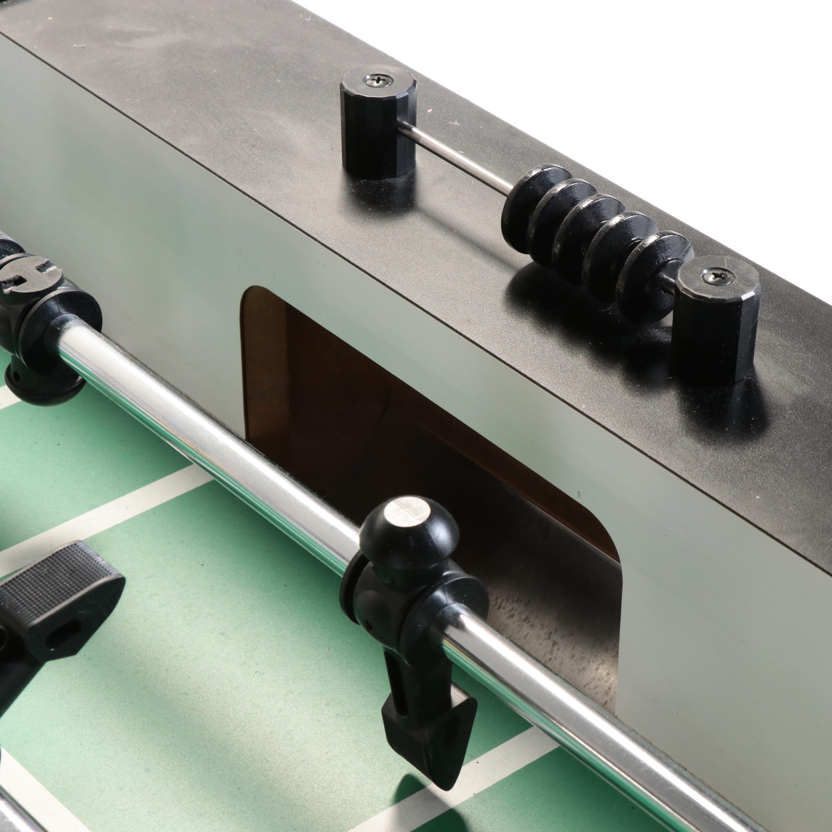 Tornado "Cyclone II" Oak-Grained and Black Laminate Foosball Table