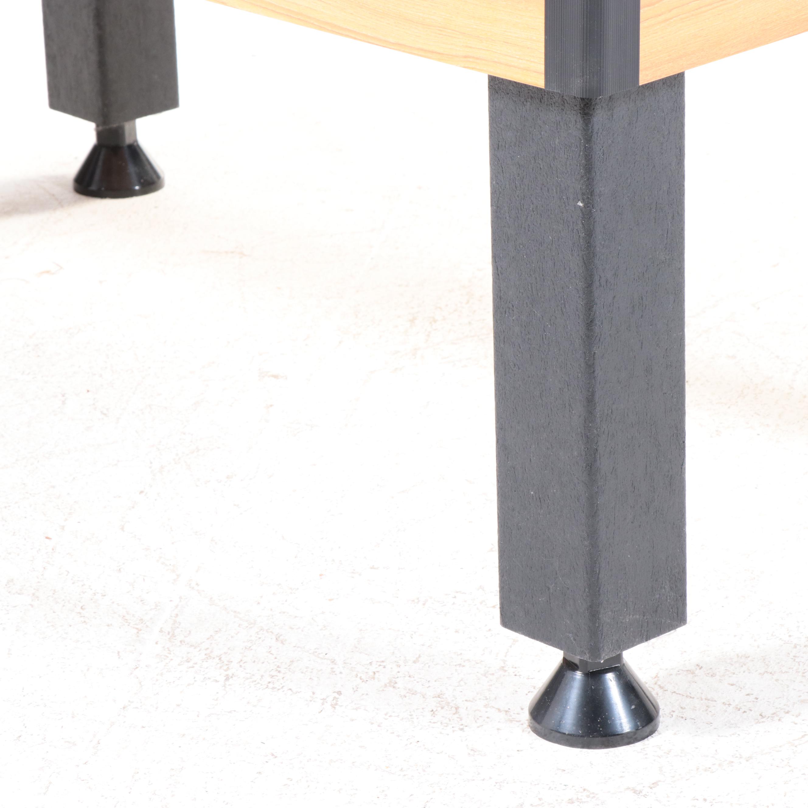 Tornado "Cyclone II" Oak-Grained and Black Laminate Foosball Table