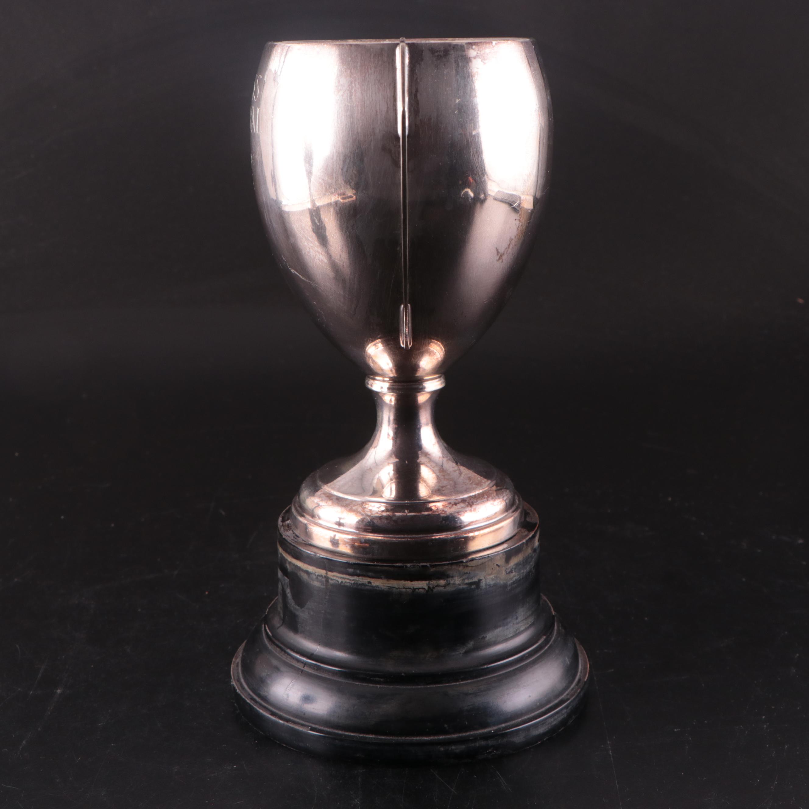 Art Deco Style Silver Plate Highland Games and Dancing Trophies