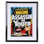 Marijuana Propaganda Film Reproduction Poster "Assassin of Youth"