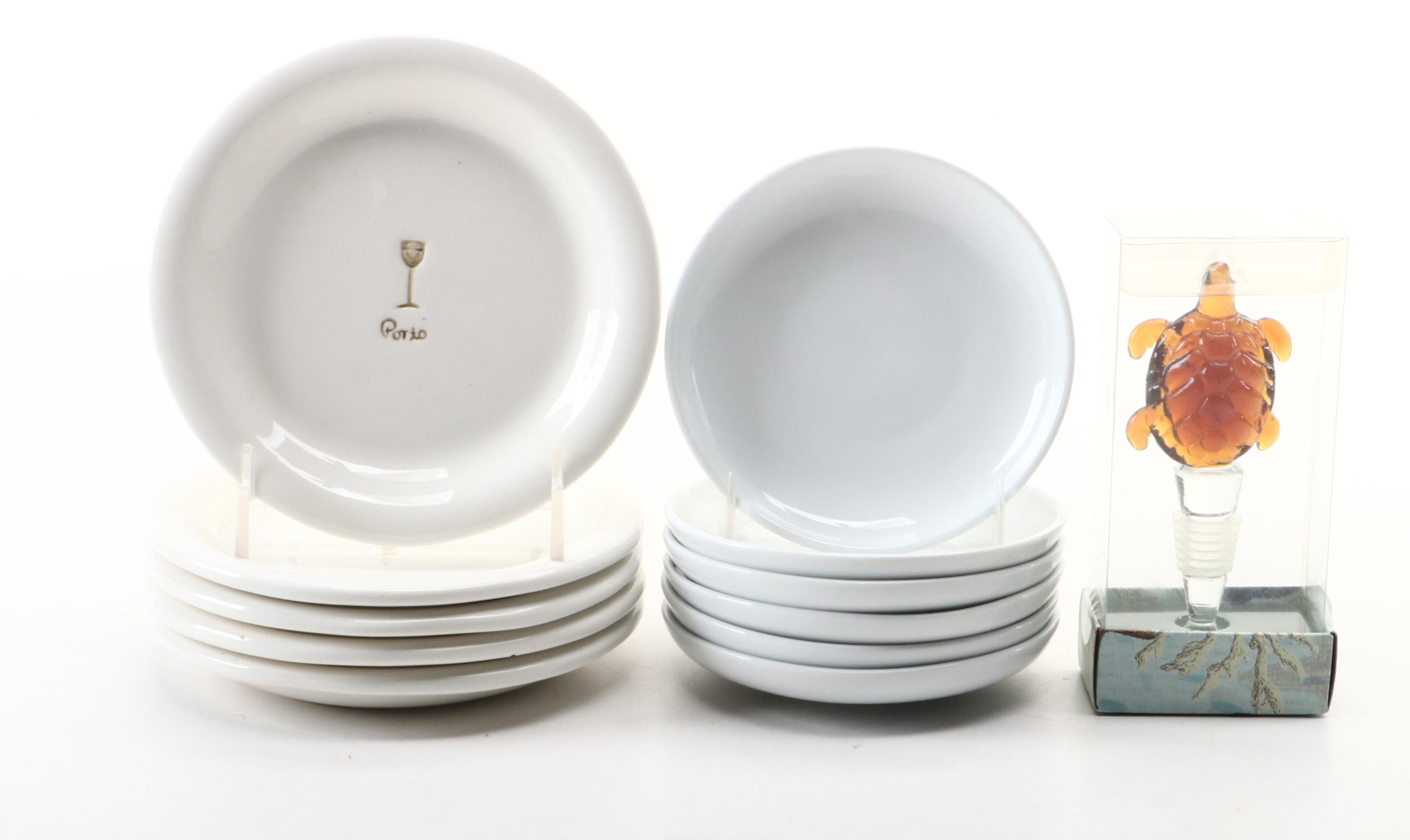 Williams-Somona Ceramic Plates with Glazed Ceramic Vases and More