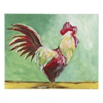 Stephanie Stevenson Acylic Painting "Rooster"