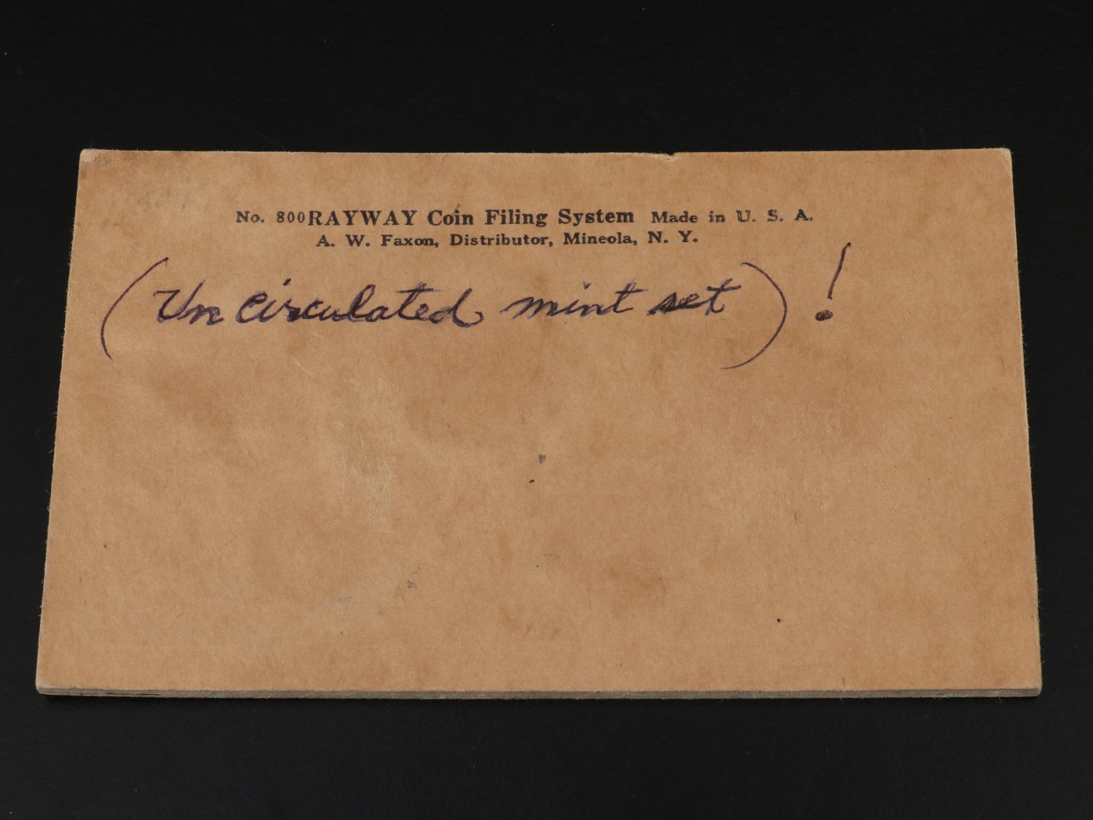 1915 Indian Head $5 Gold Half Eagle and a 1961 Silver Uncirculated Set