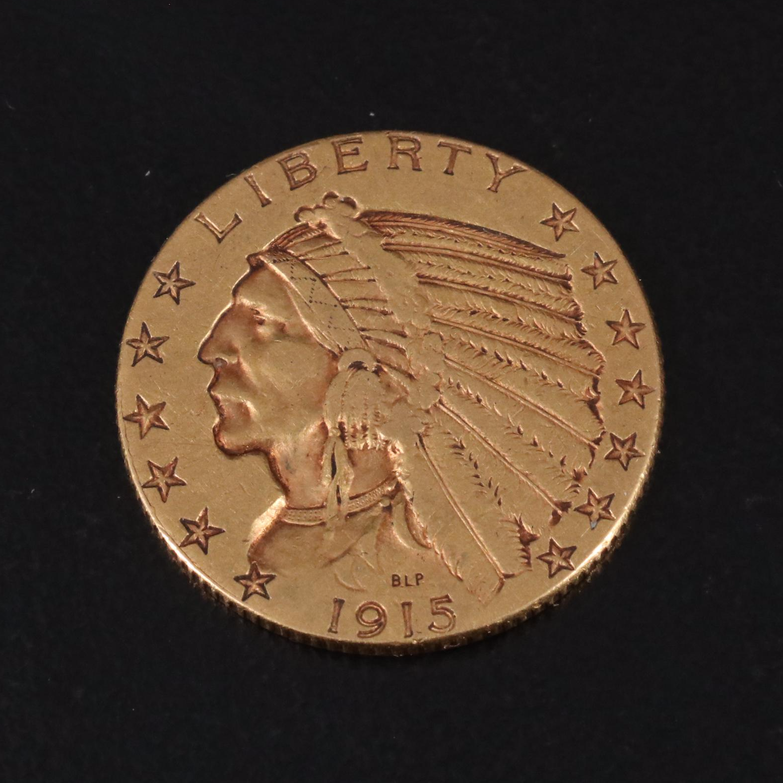 1915 Indian Head $5 Gold Half Eagle and a 1961 Silver Uncirculated Set