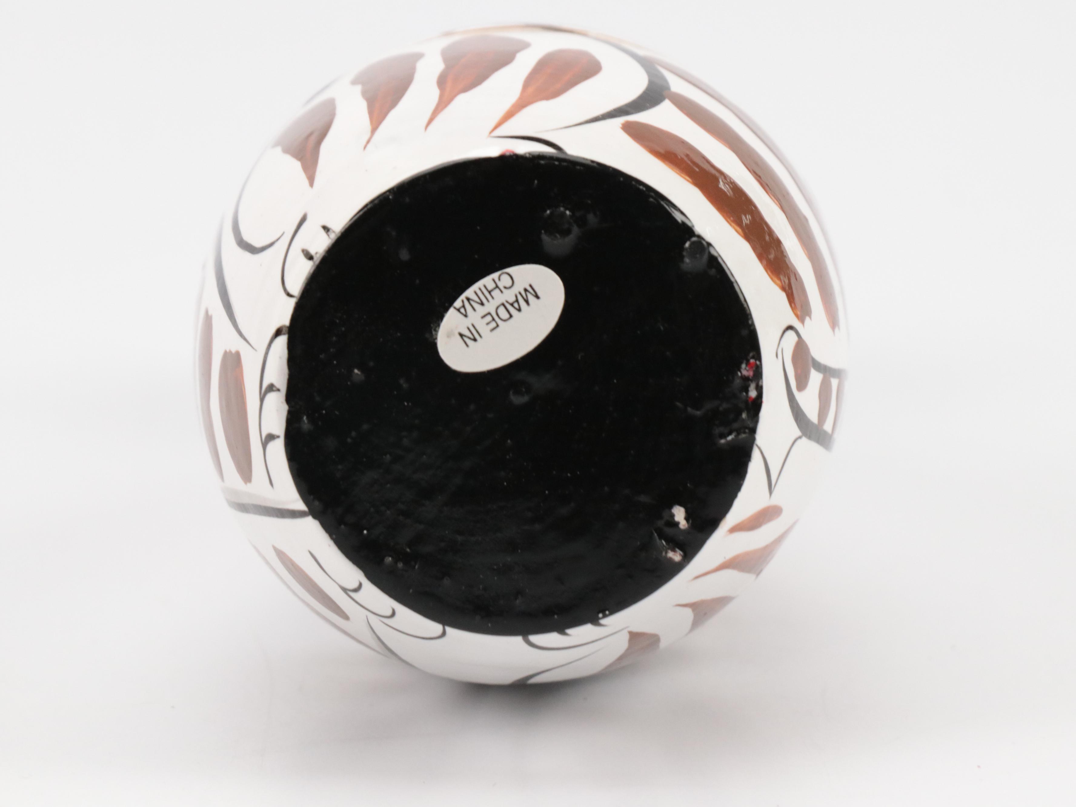 Mexican and Other Folk Art Cat Figurines, Planter and Matryoshka Doll