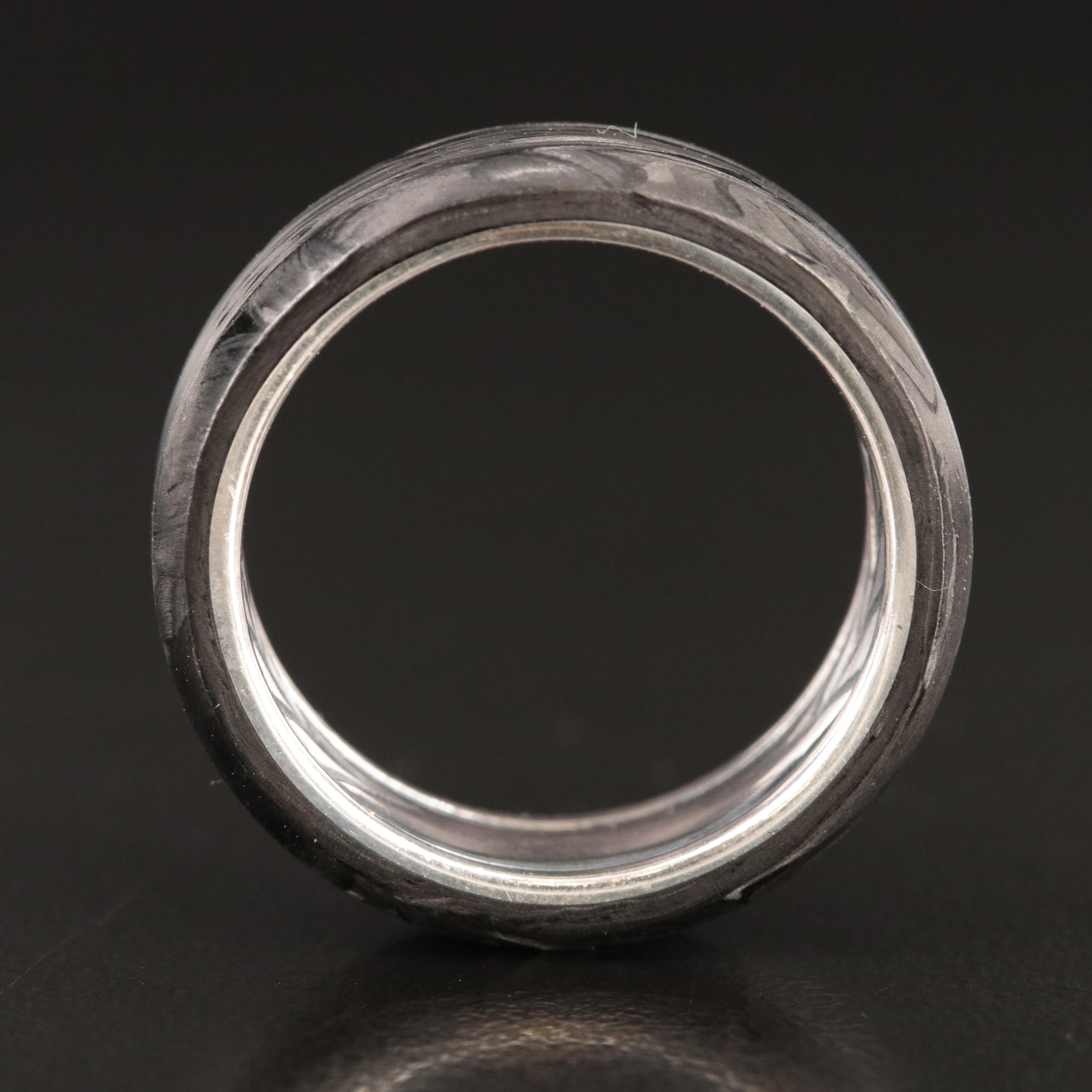 David Yurman Sterling Forged Carbon Band