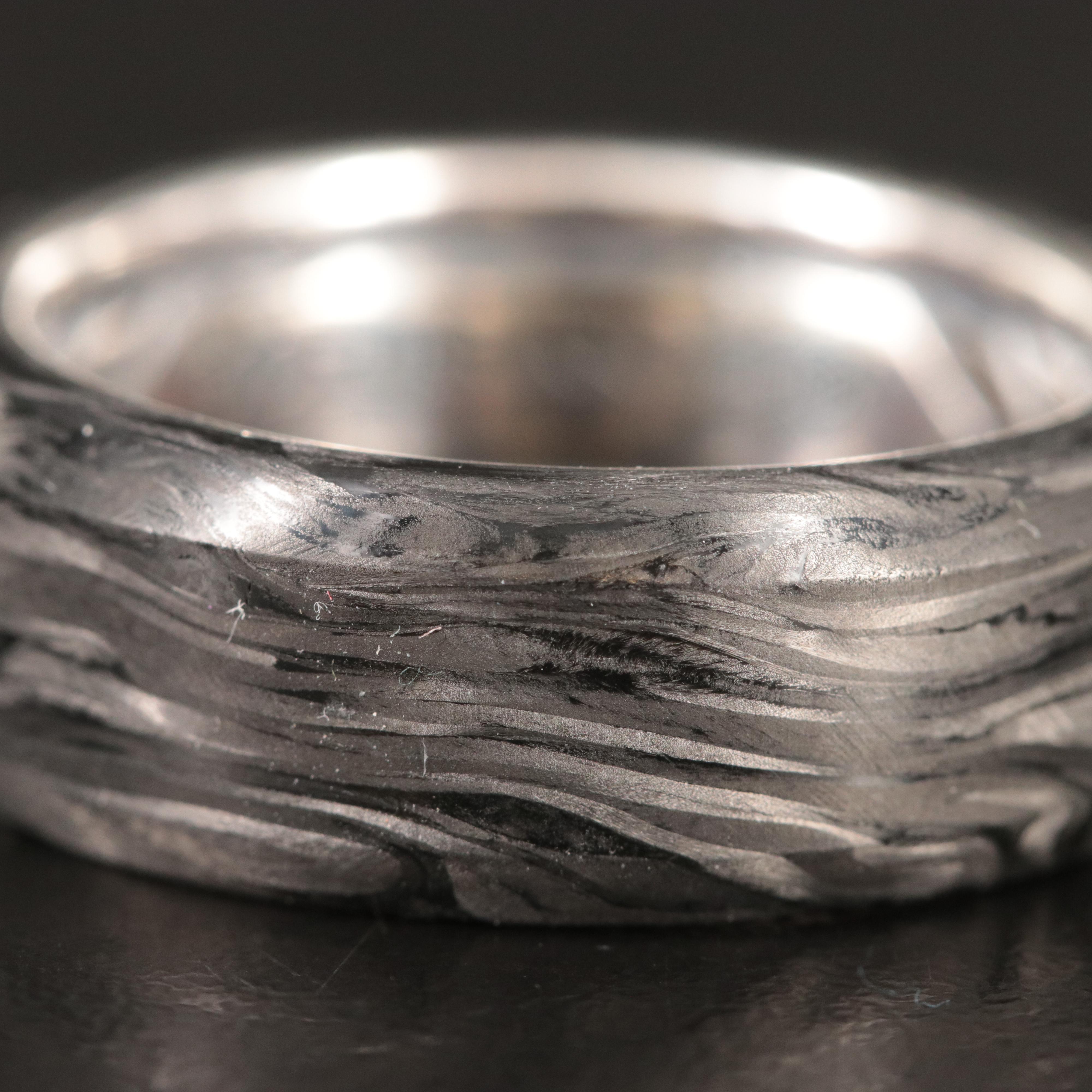 David Yurman Sterling Forged Carbon Band