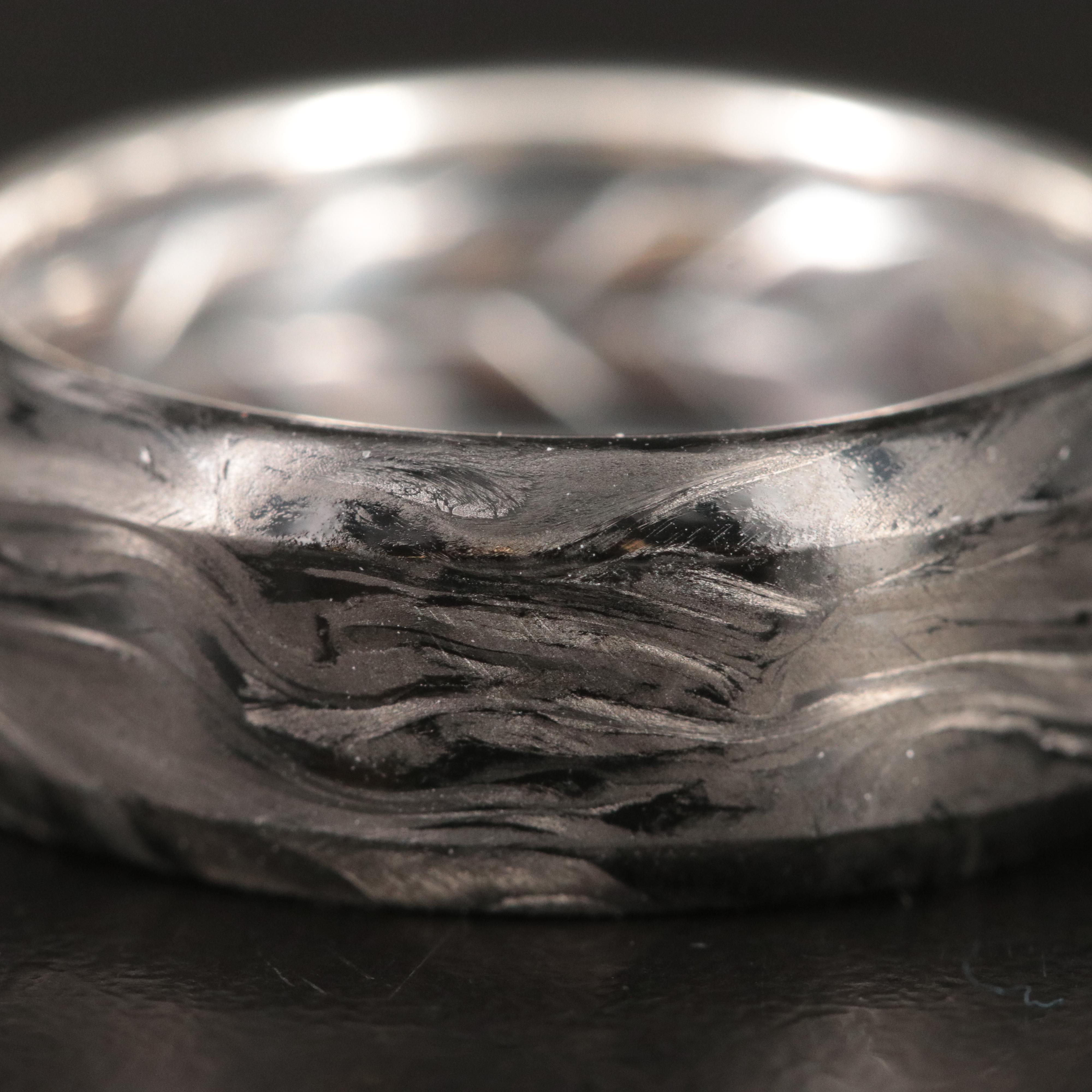 David Yurman Sterling Forged Carbon Band