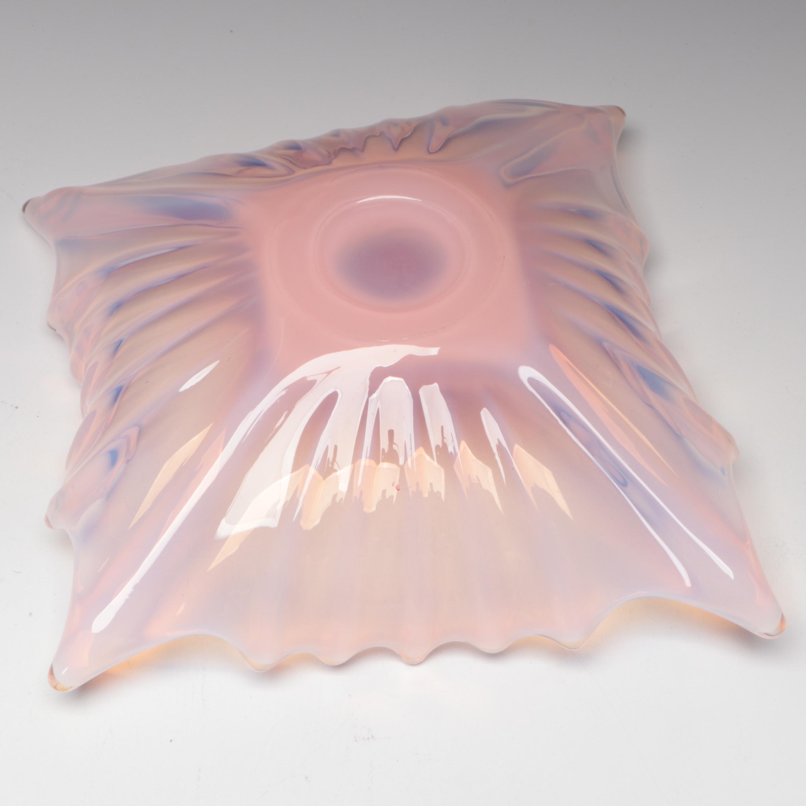 Victorian Style Jack-in-The-Pulpit Vase, Fostoria Glass Bowl, Glass Candies