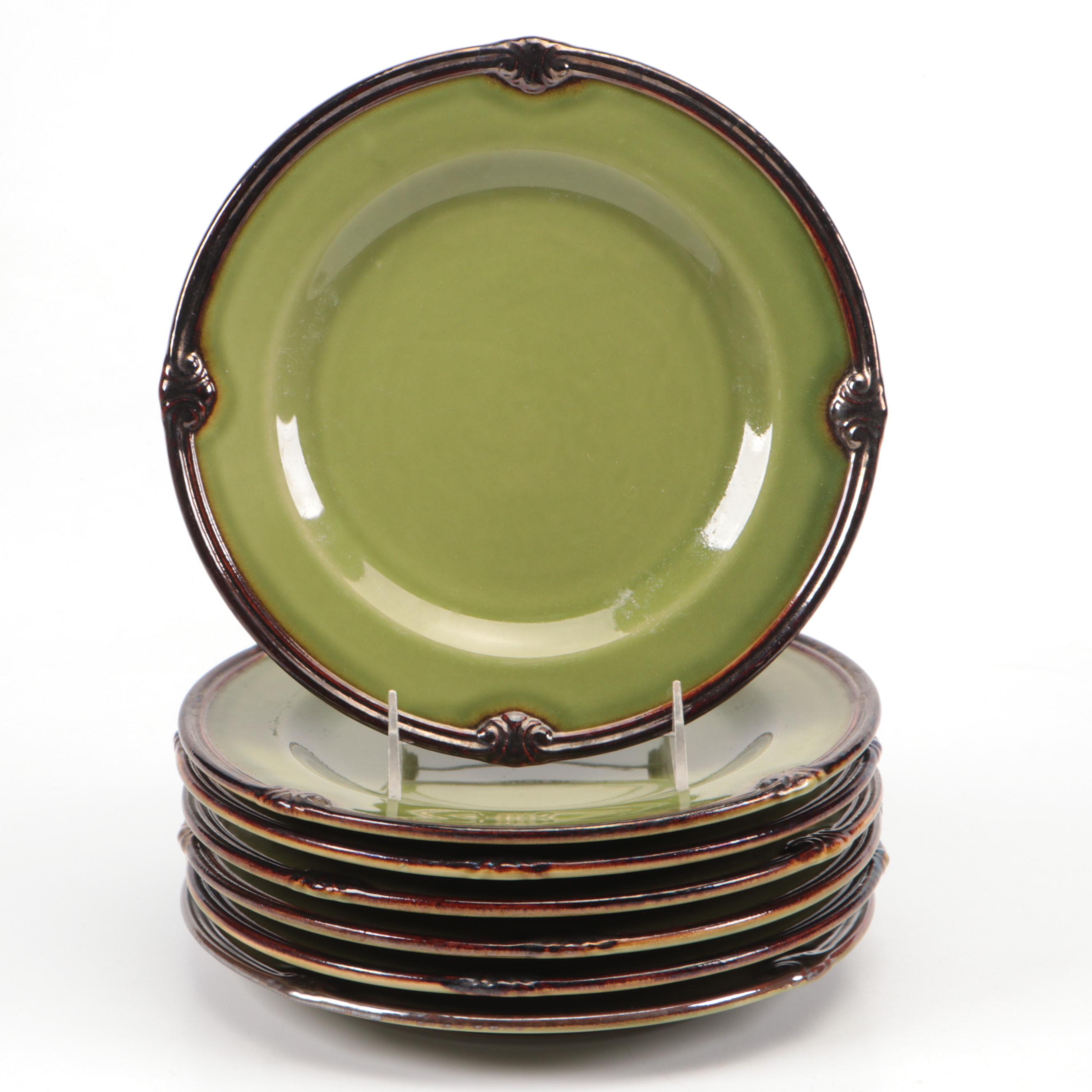 Certified International "Embassy Green" Dinnerware and Other Ceramic Vase