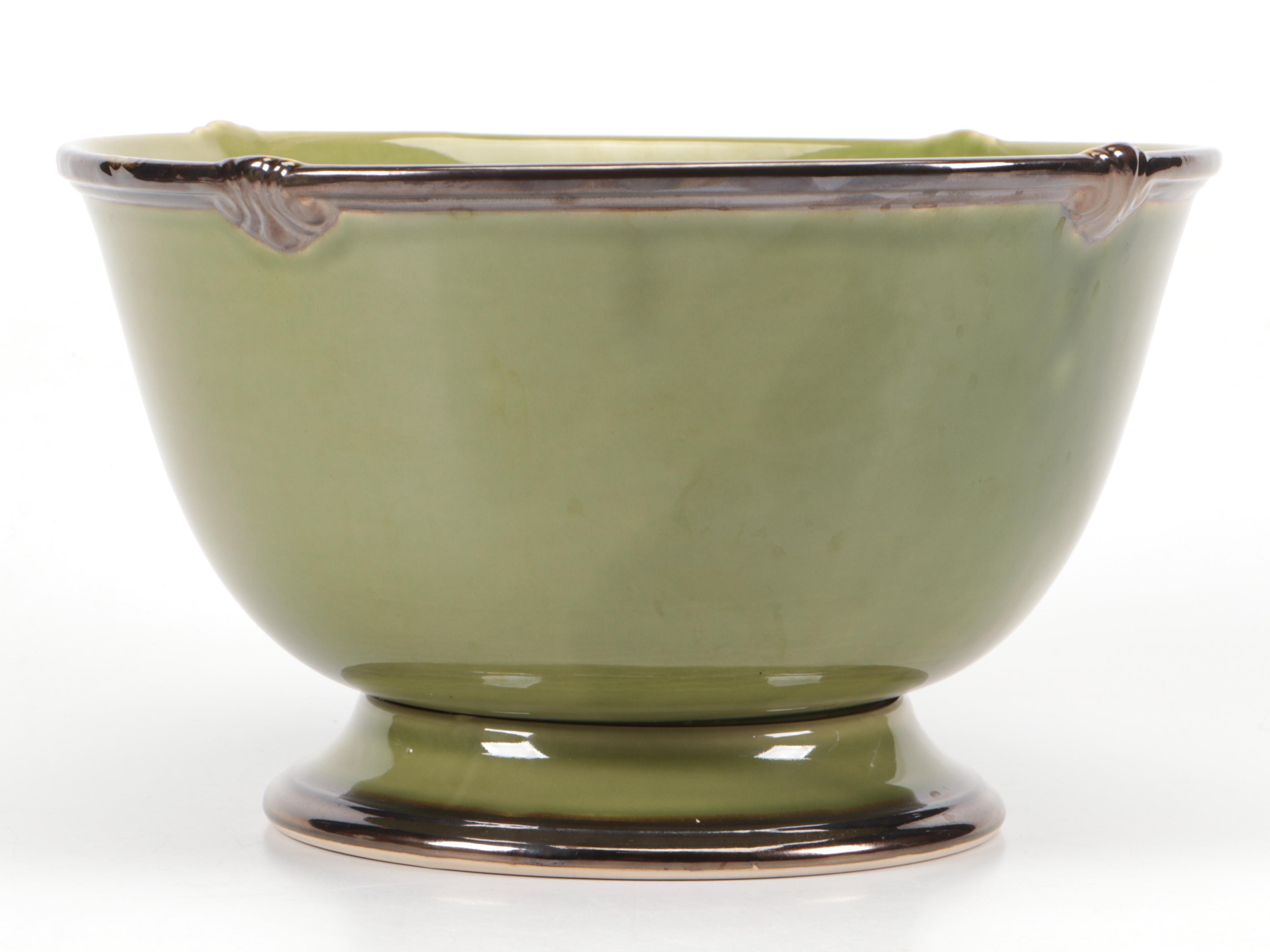 Certified International "Embassy Green" Dinnerware and Other Ceramic Vase
