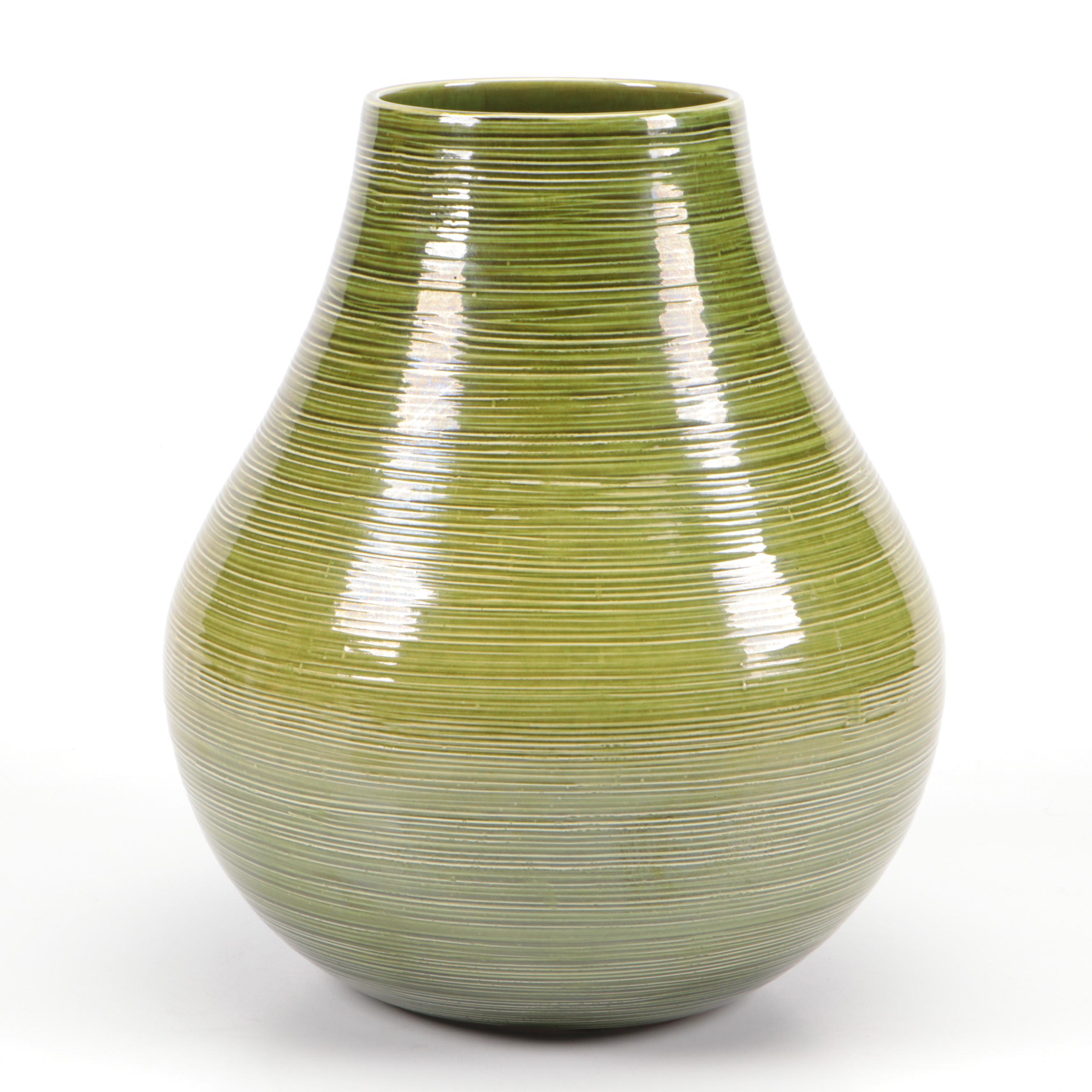 Certified International "Embassy Green" Dinnerware and Other Ceramic Vase