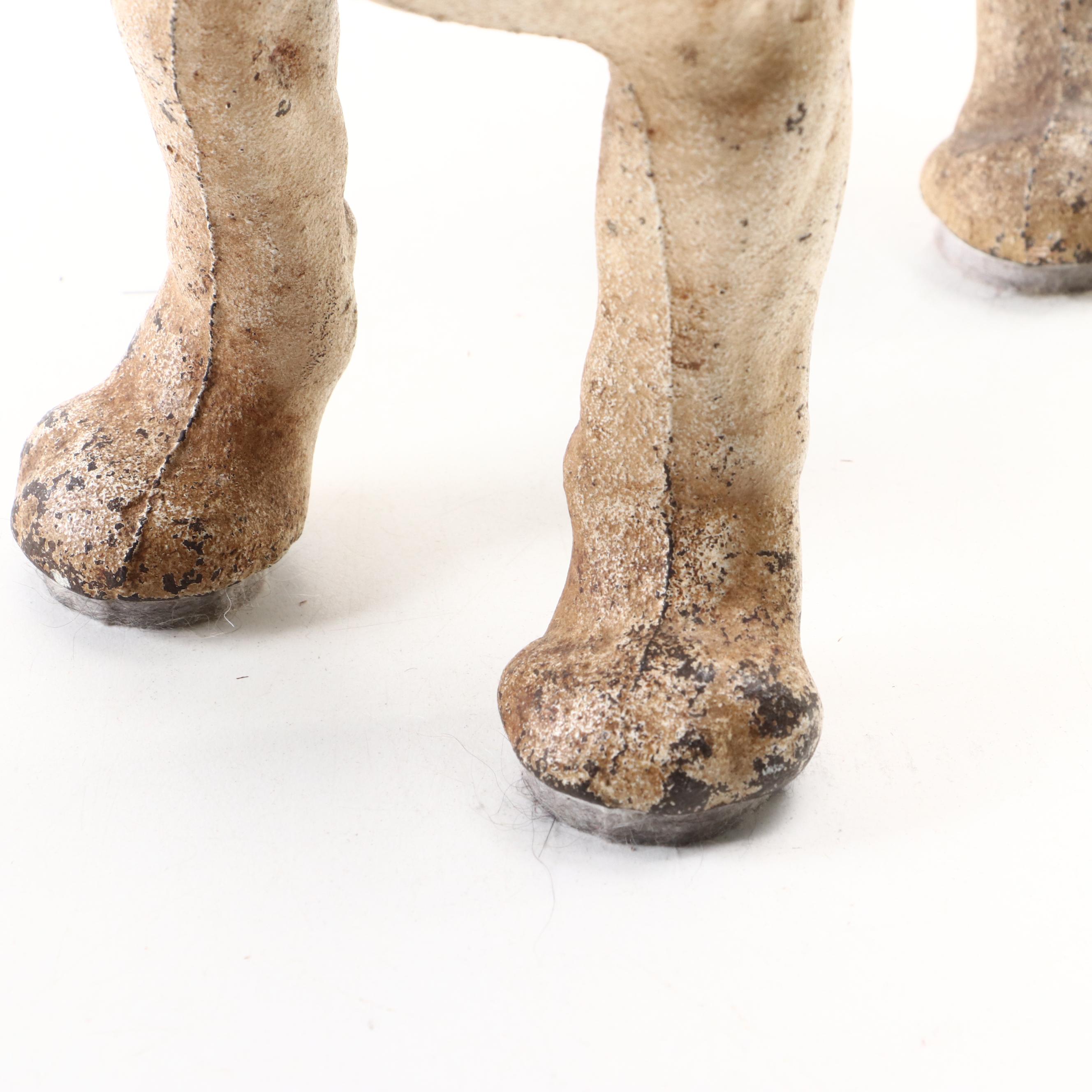 Painted Cast Iron Boston Terrier Doorstop