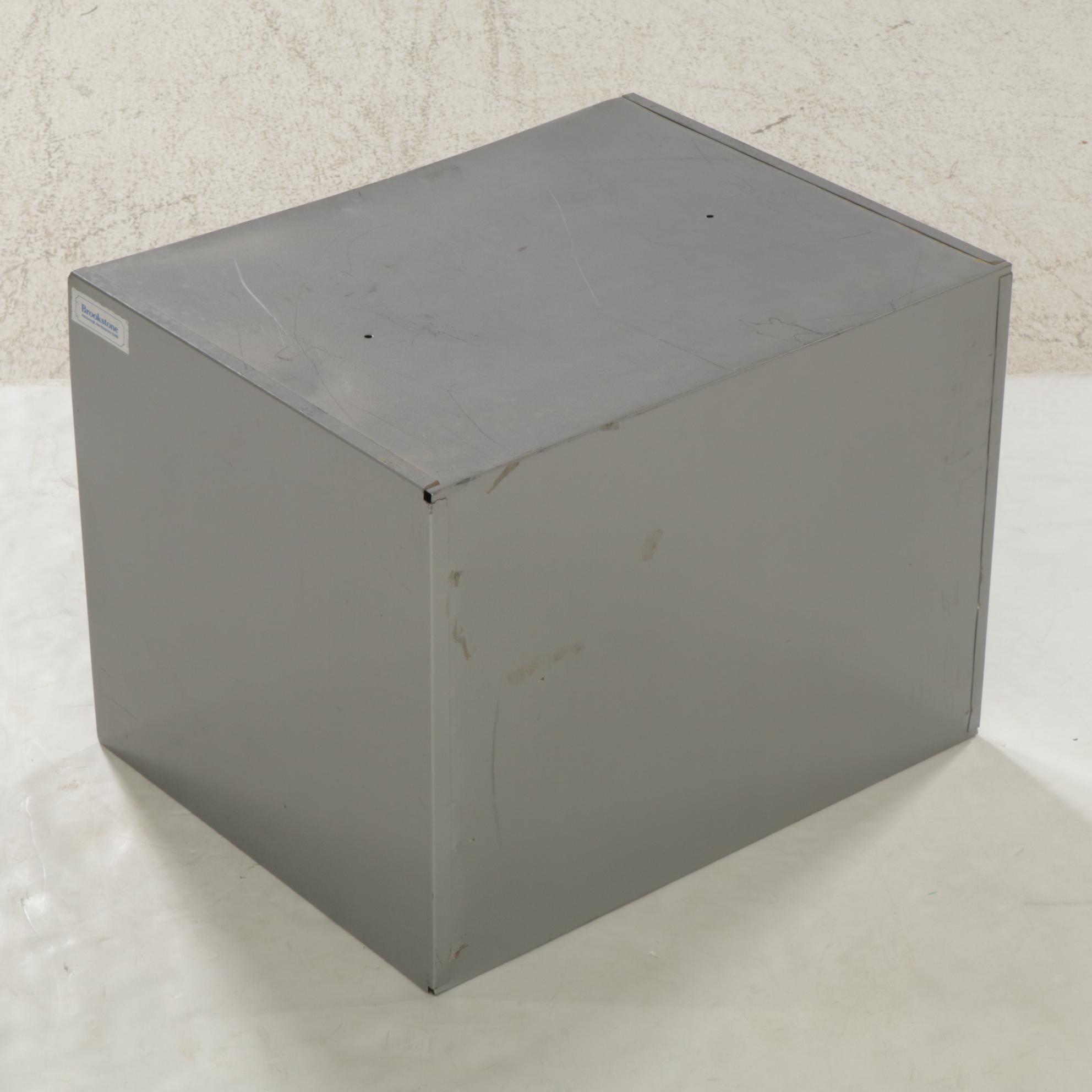 Metal Four-Box Small Parts Cabinet with Assorted Hardware