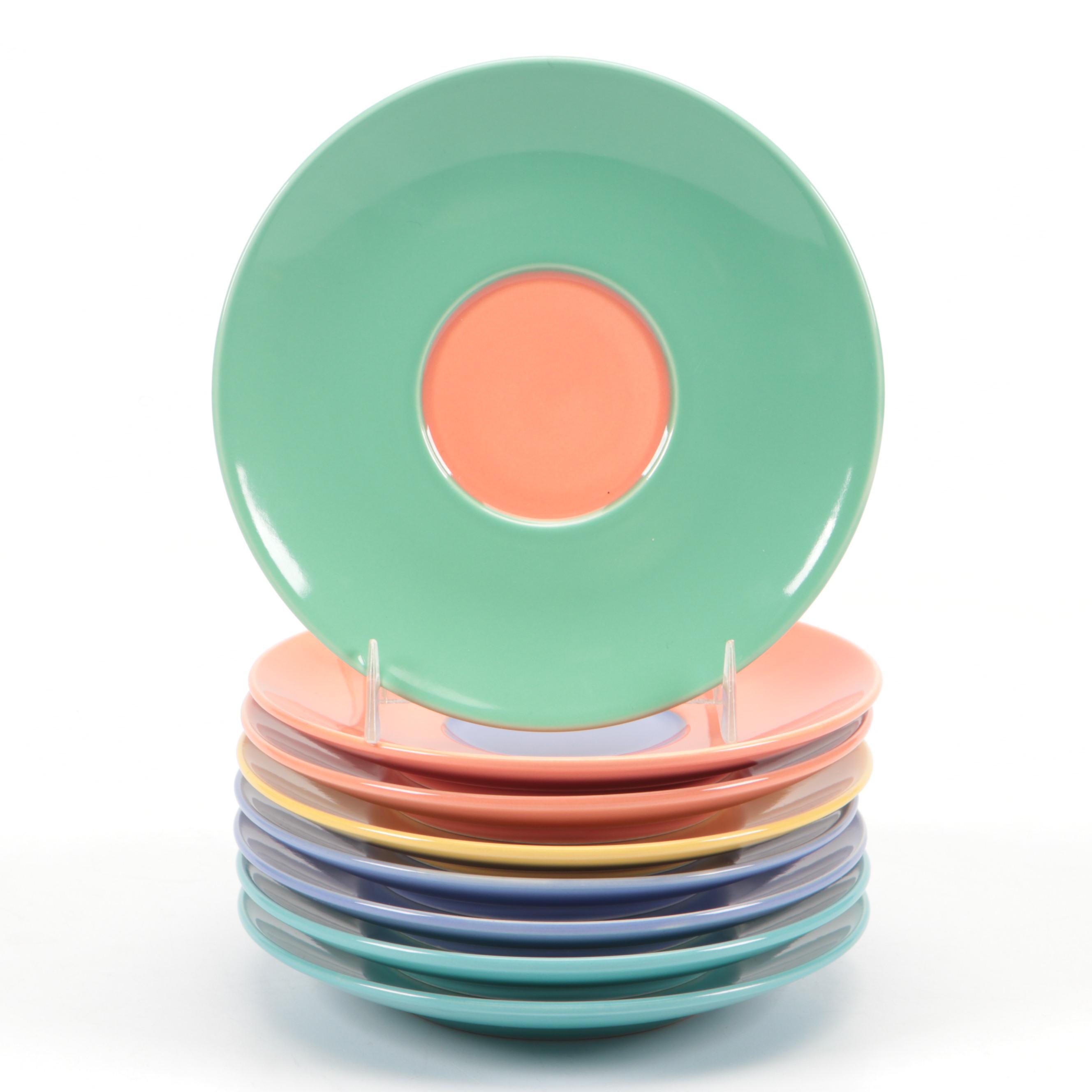 Lindt-Stymeist "Colorways" Stoneware Dinnerware, Late 20th C.