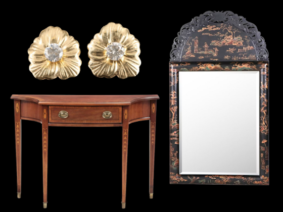 Curated Collection: Baker Fine Furniture, Fine Jewelry, Dinnerware & Traditional Decor