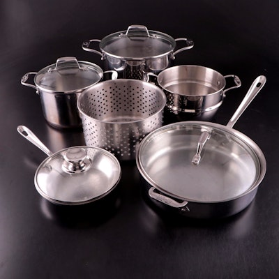 All-Clad and Emeril Stainless Steel Cookware