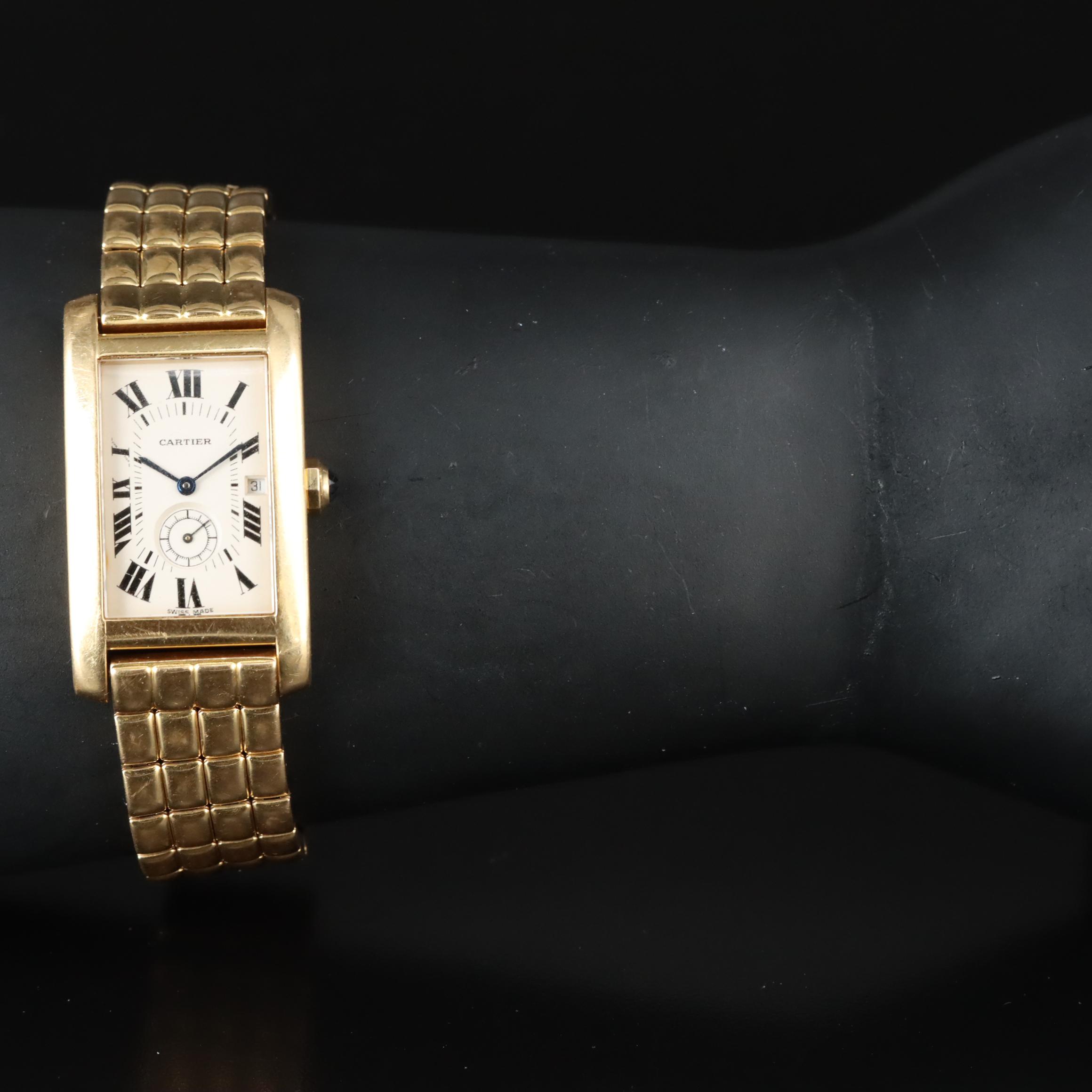 18K Cartier Tank Américaine Watch