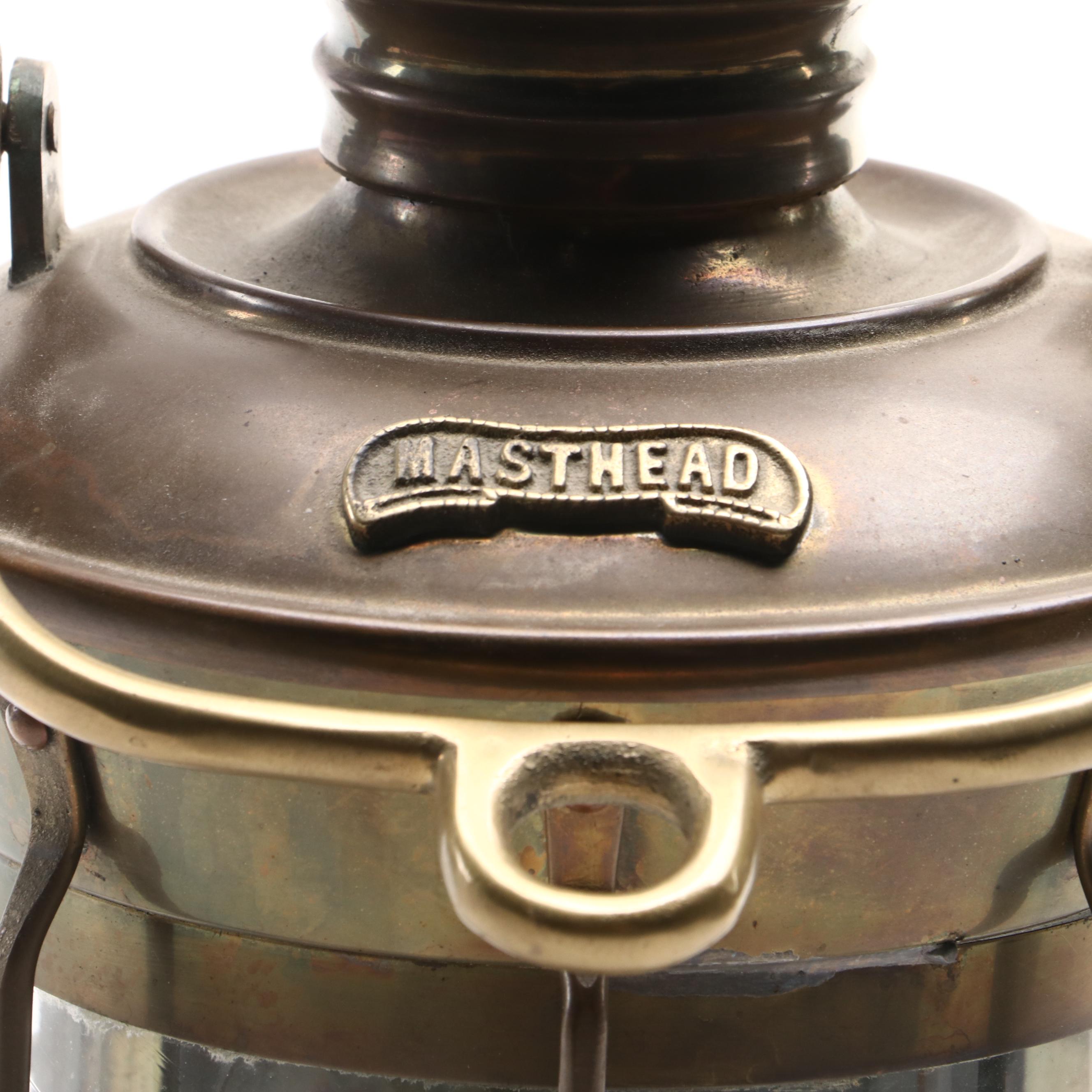 Masthead Brass and Glass Nautical Lantern