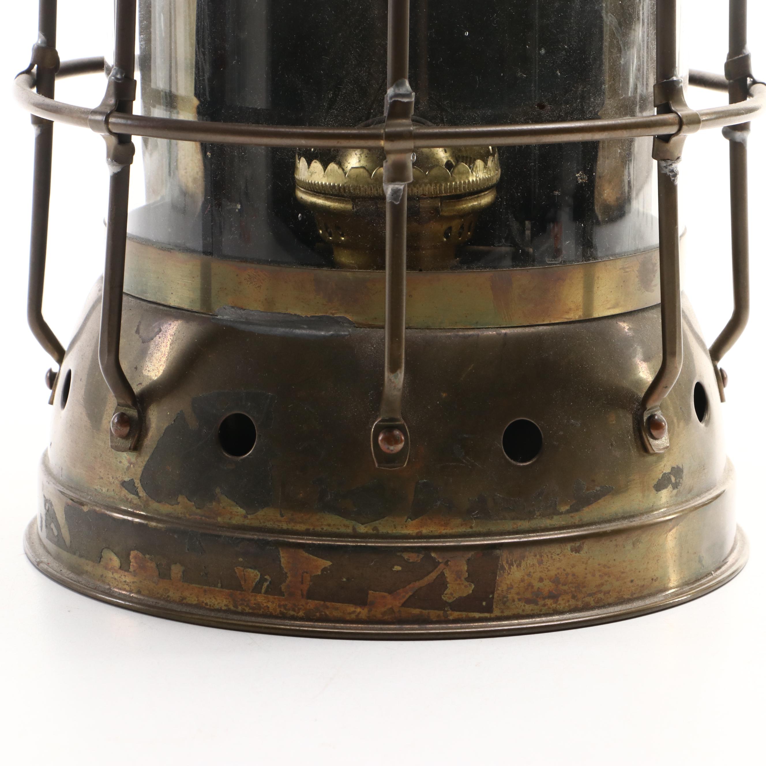 Masthead Brass and Glass Nautical Lantern