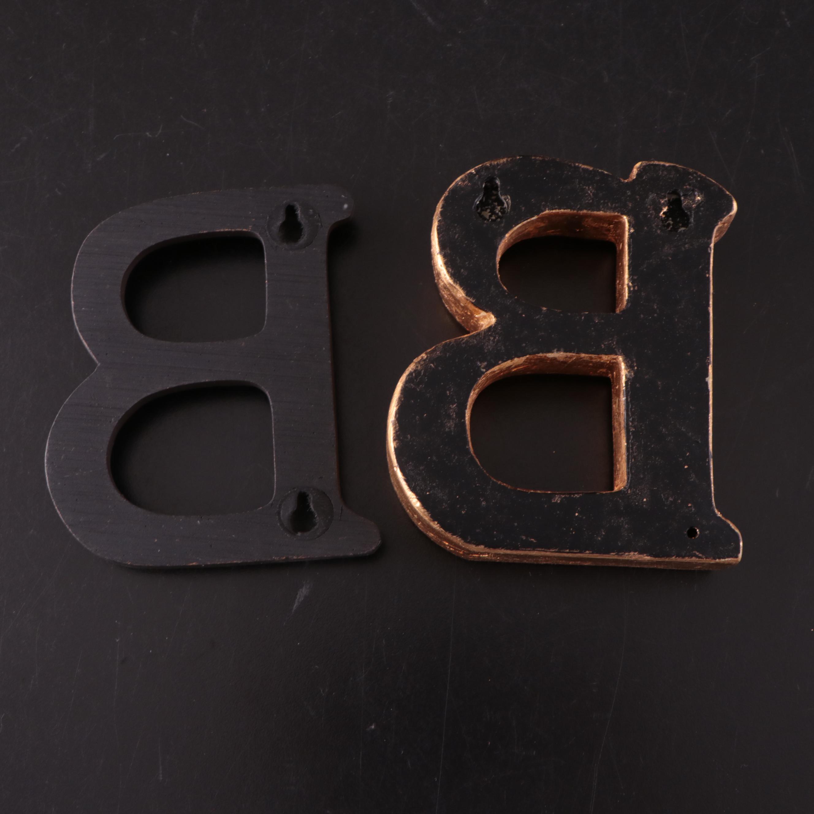 Letter "B" Decorative Wall Art